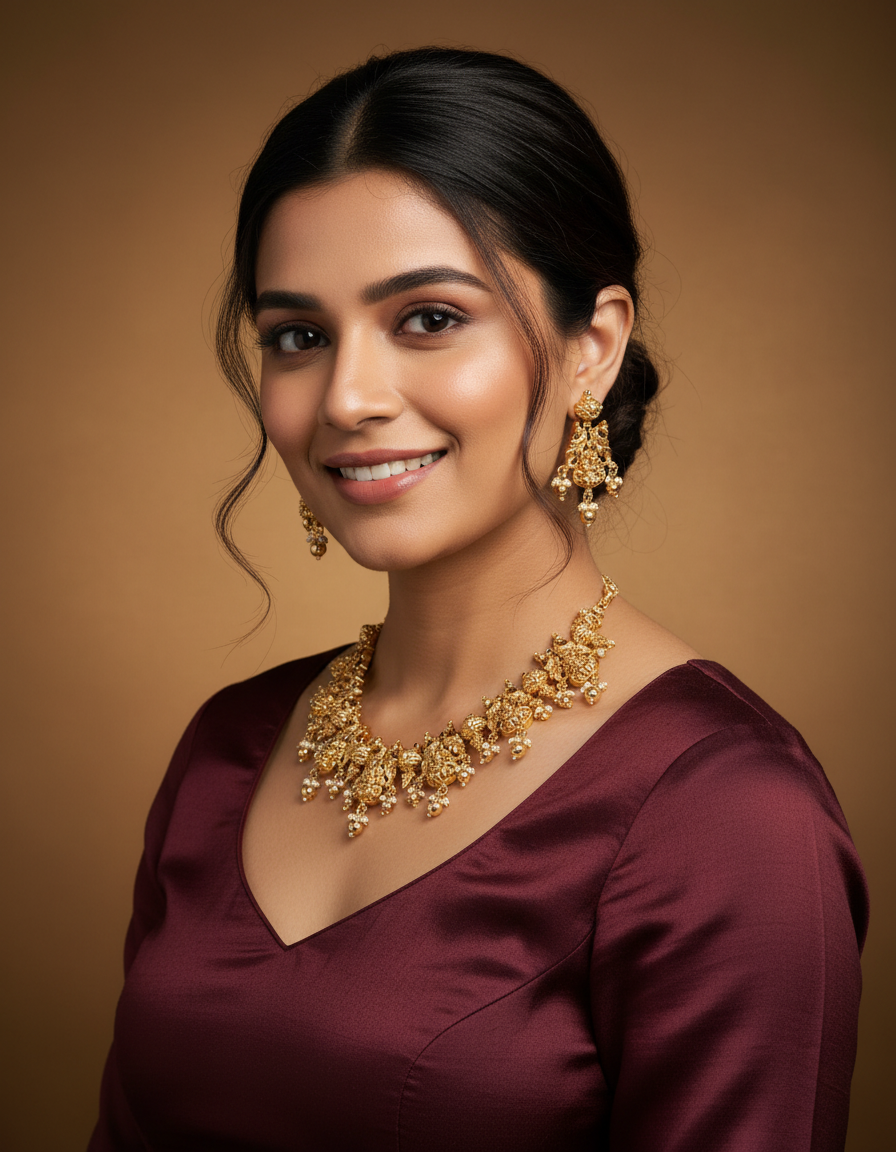 Nakshi Pearl Necklace SRJN06