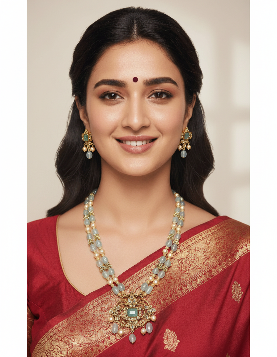 Light Pista Beads Haram SRJBH04