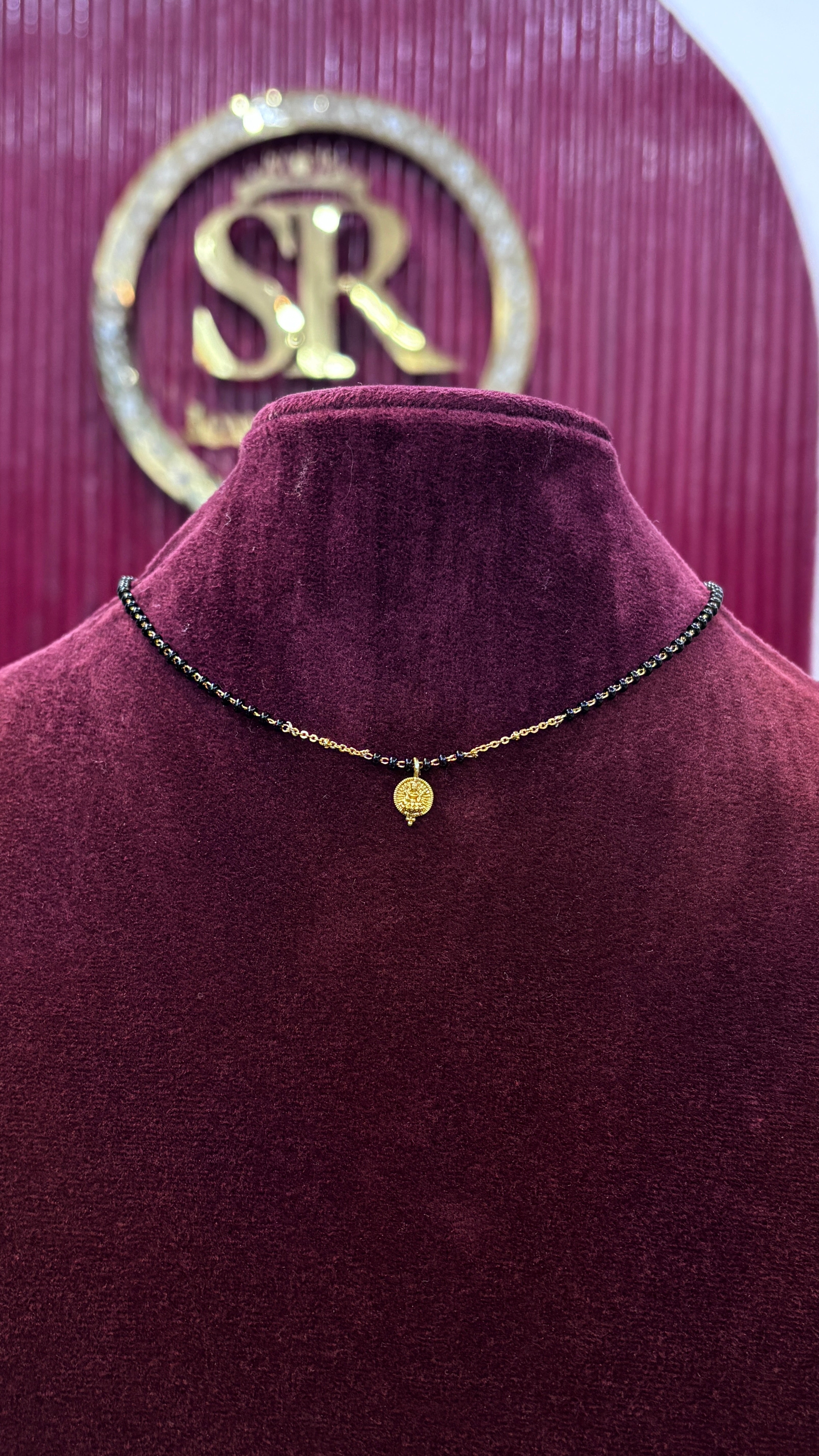 Laxmi Kasu Black Beads SRJBB56