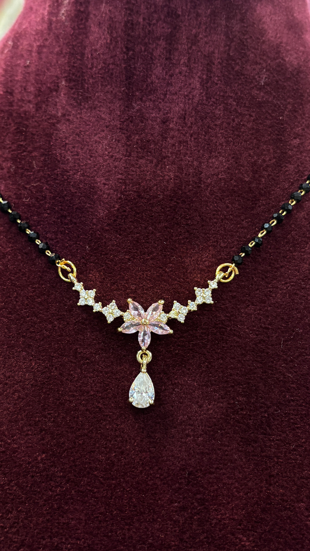 Baby Pink Black Diamonds SRJBB52