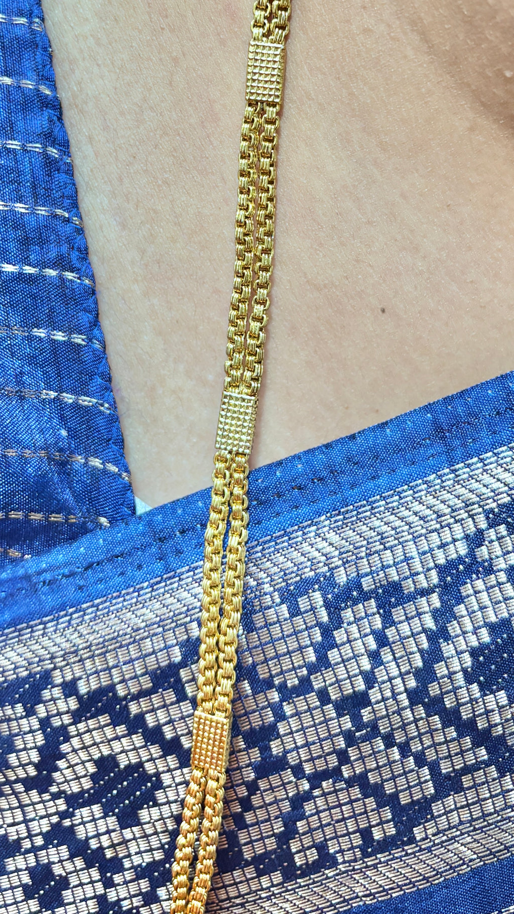 Bharathi Double Line Bits Thali Chain