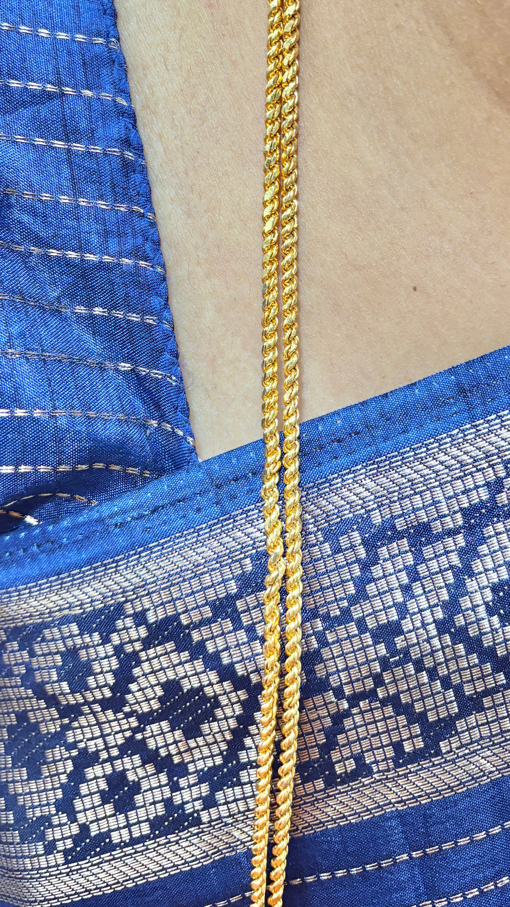 Rope Double Line Thali Chain (Kobbari Thadu) SRJTH06