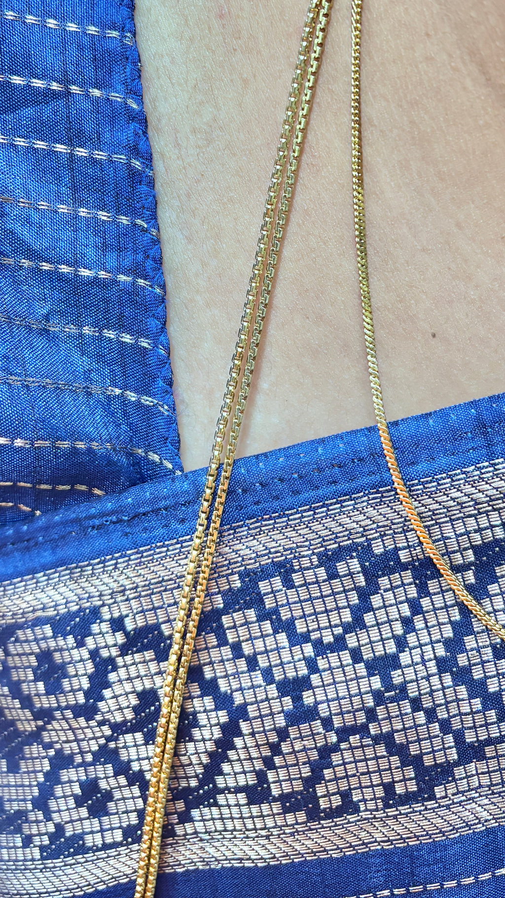 Simple Double Line Thali Chain SRJTH28