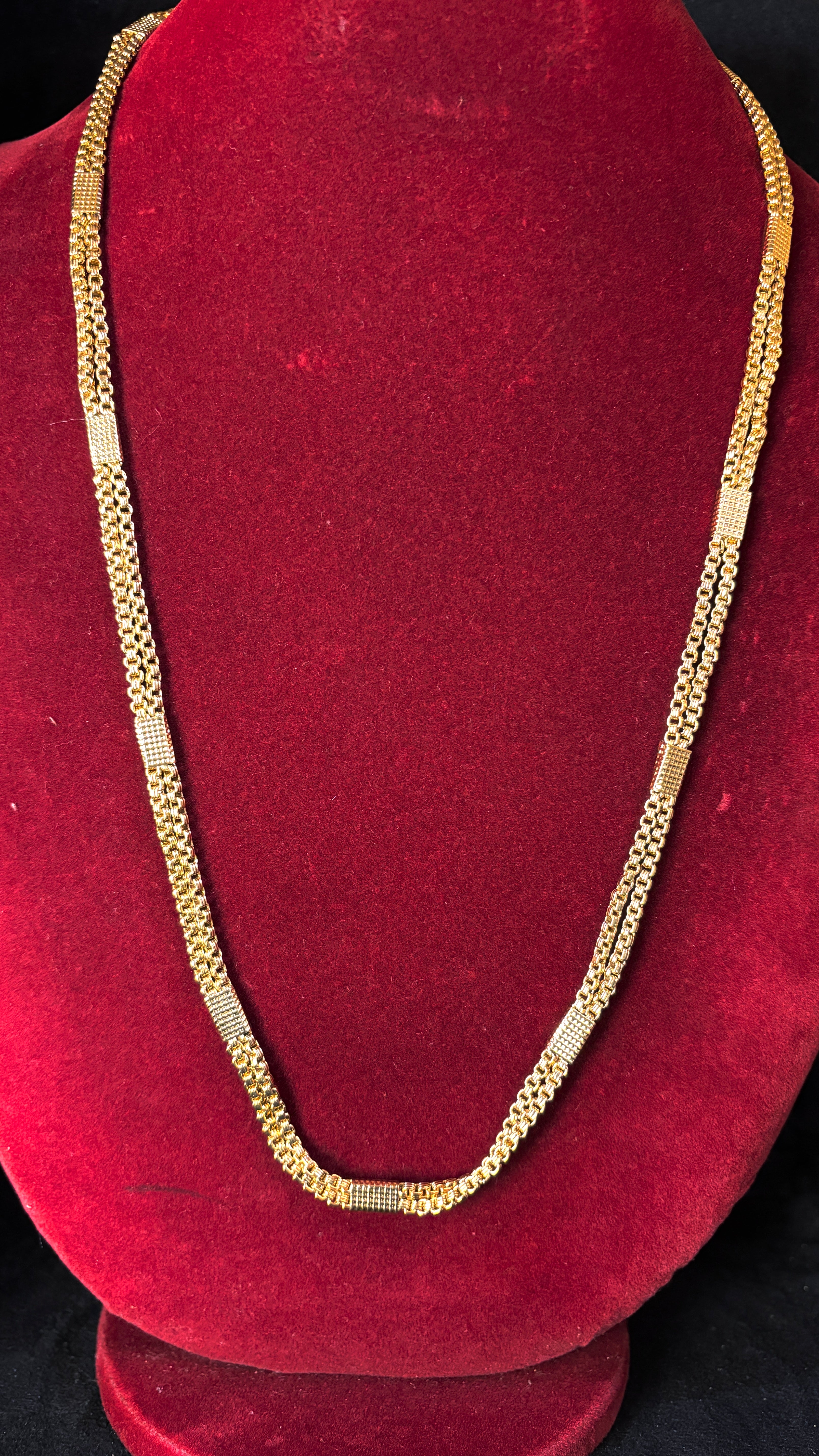 Bharathi Double Line Bits Thali Chain