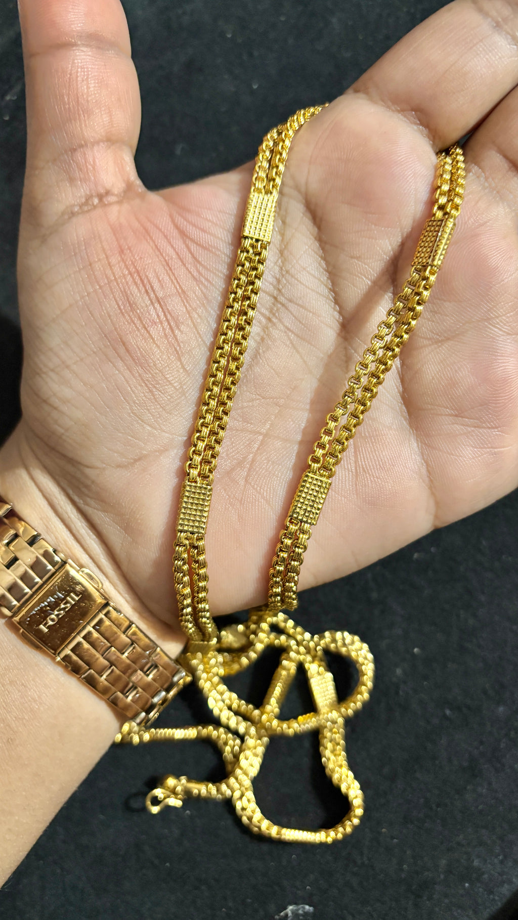 Bharathi Double Line Bits Thali Chain