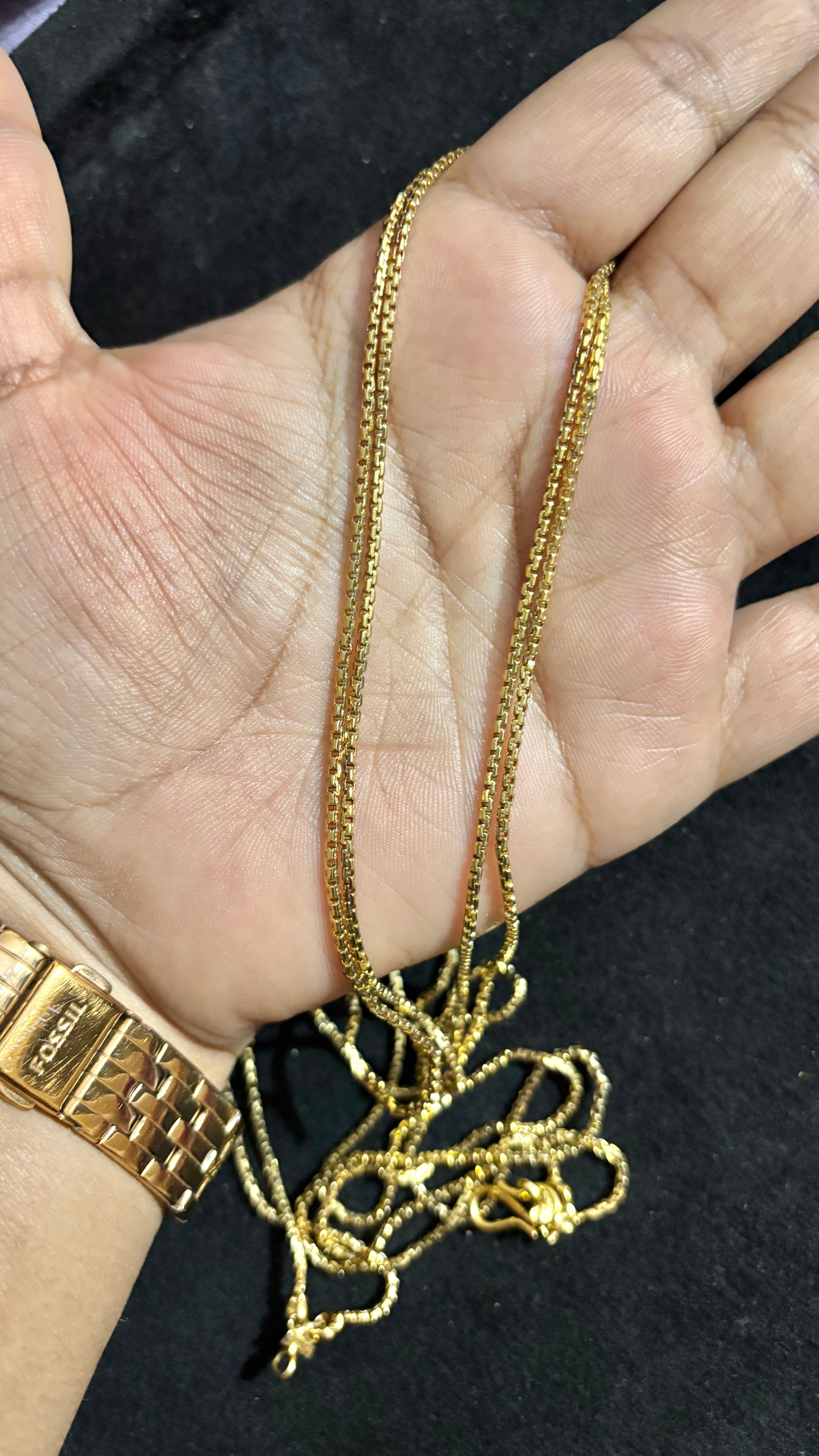 Simple Double Line Thali Chain SRJTH28