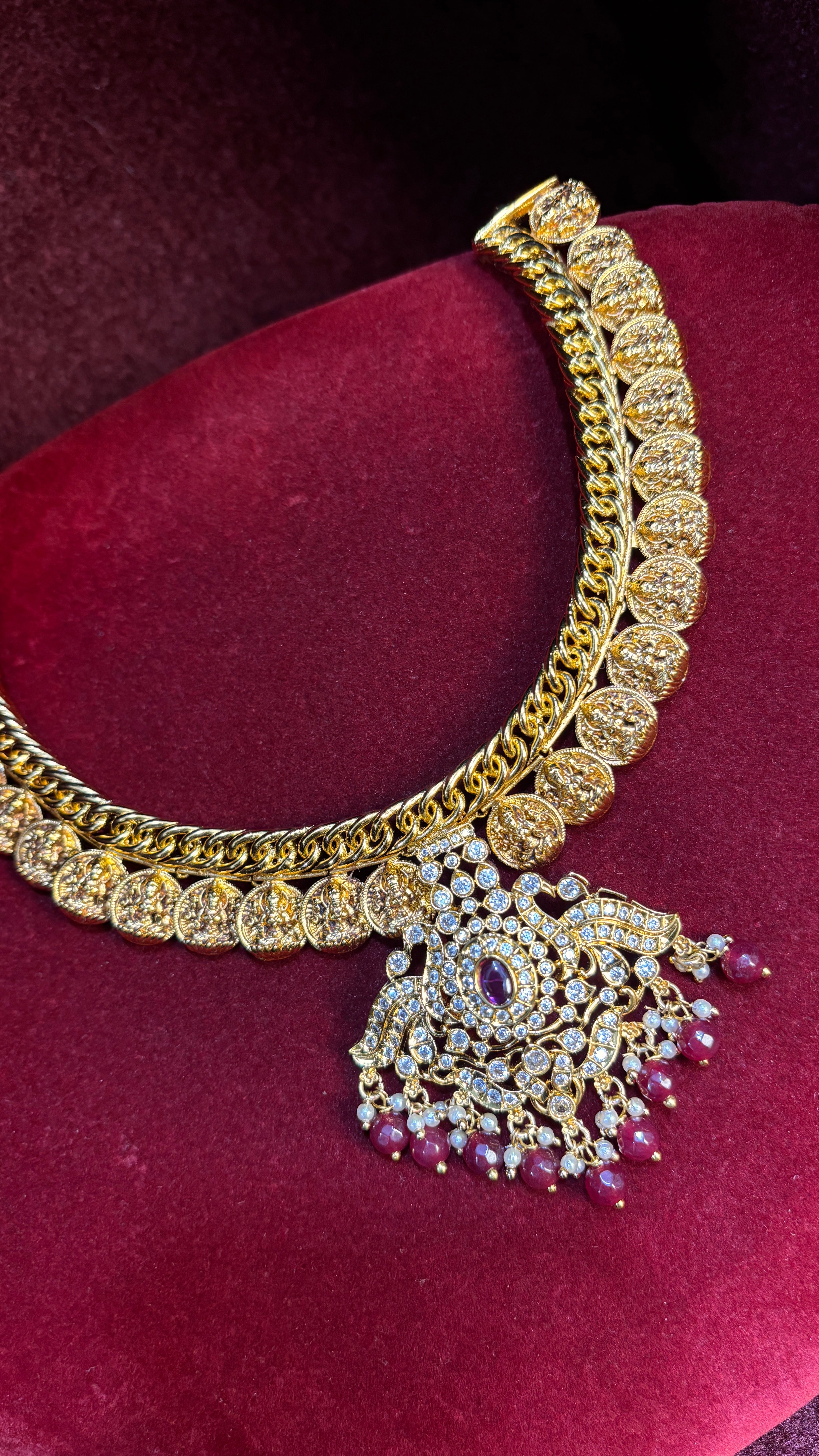 Laxmi Kasu Jalebi Necklace SRJN04