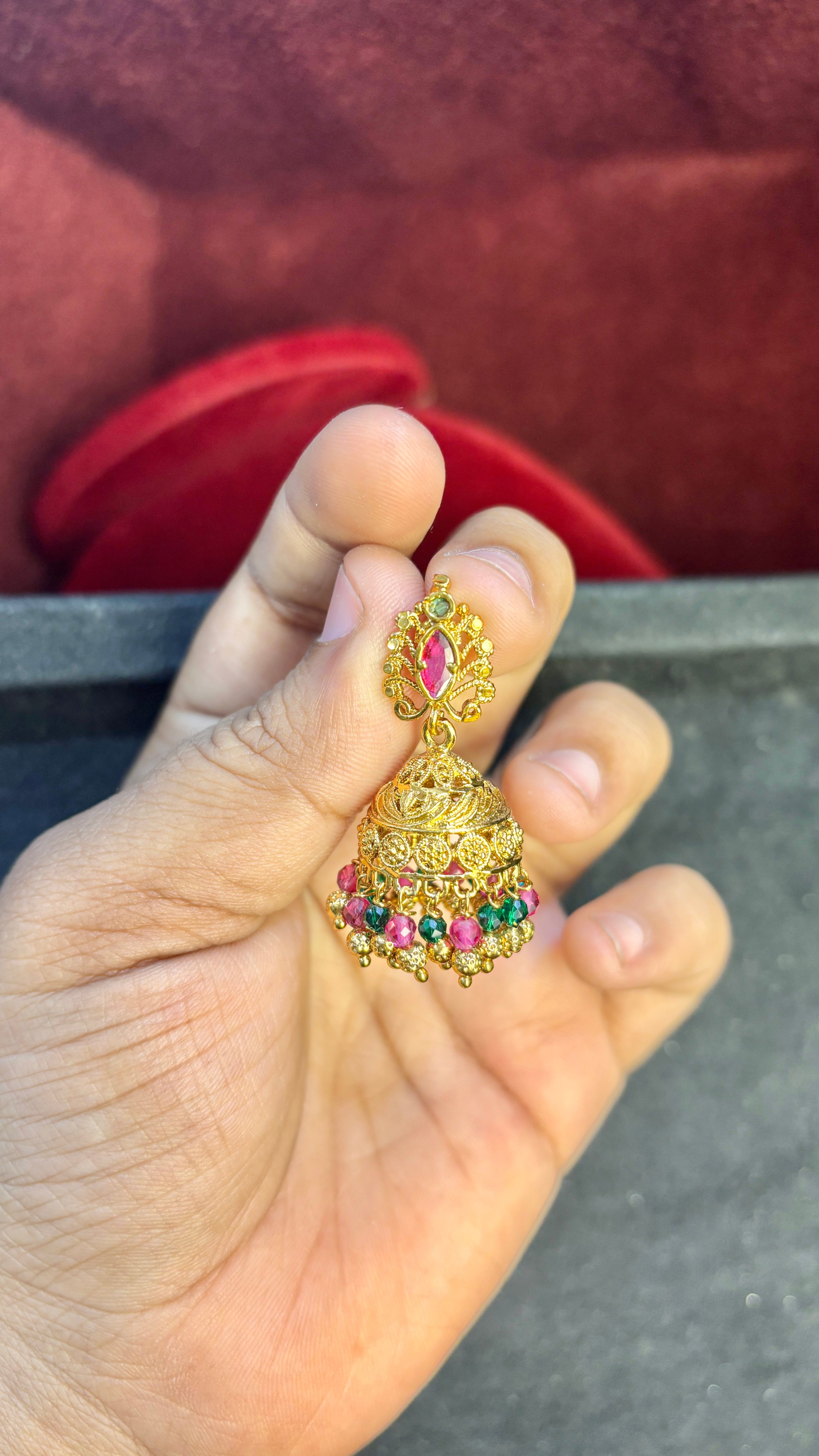 Multi color Jhumka (Big)