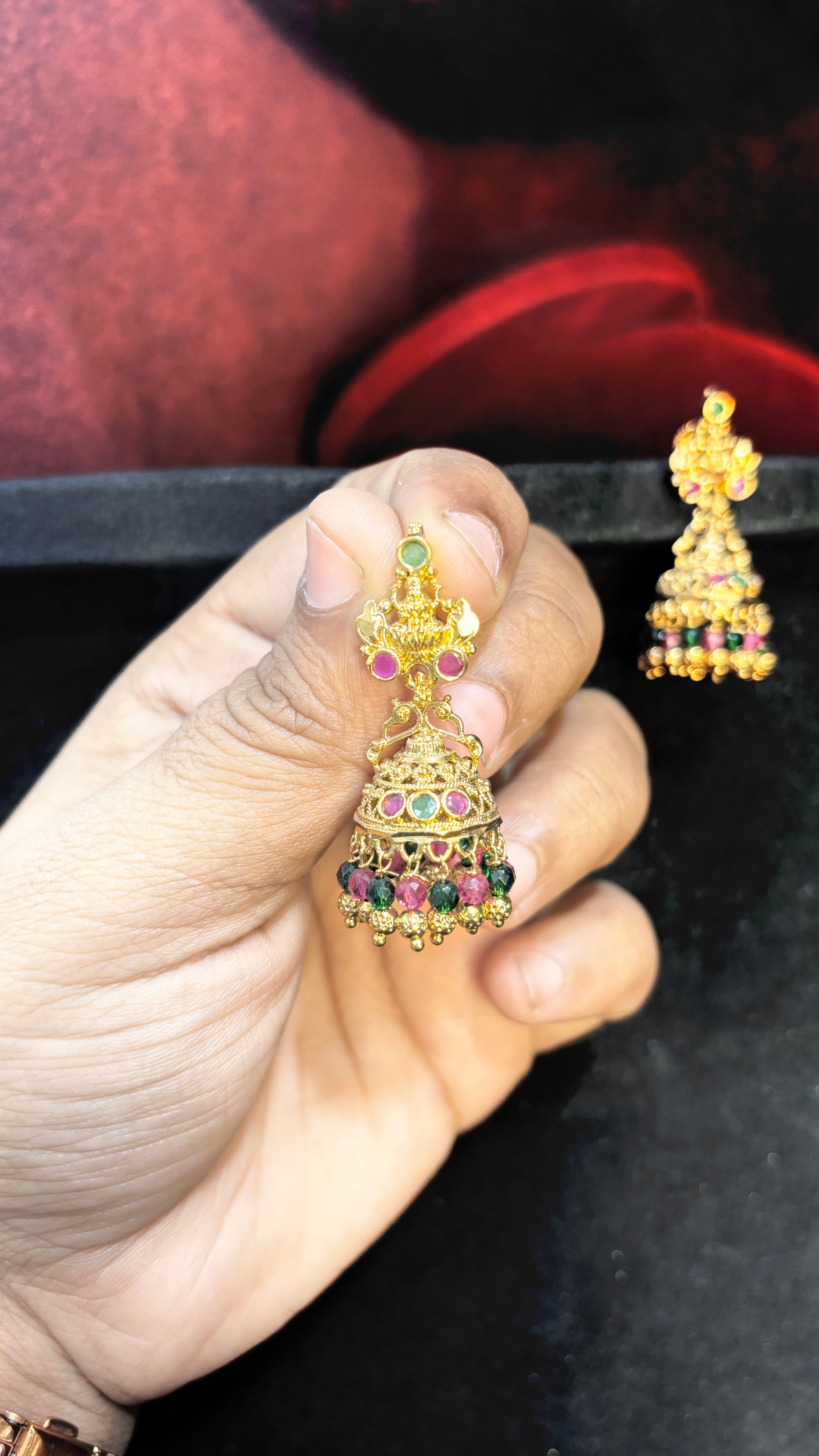 Laxmi Devi Multi Jhumka (Big)