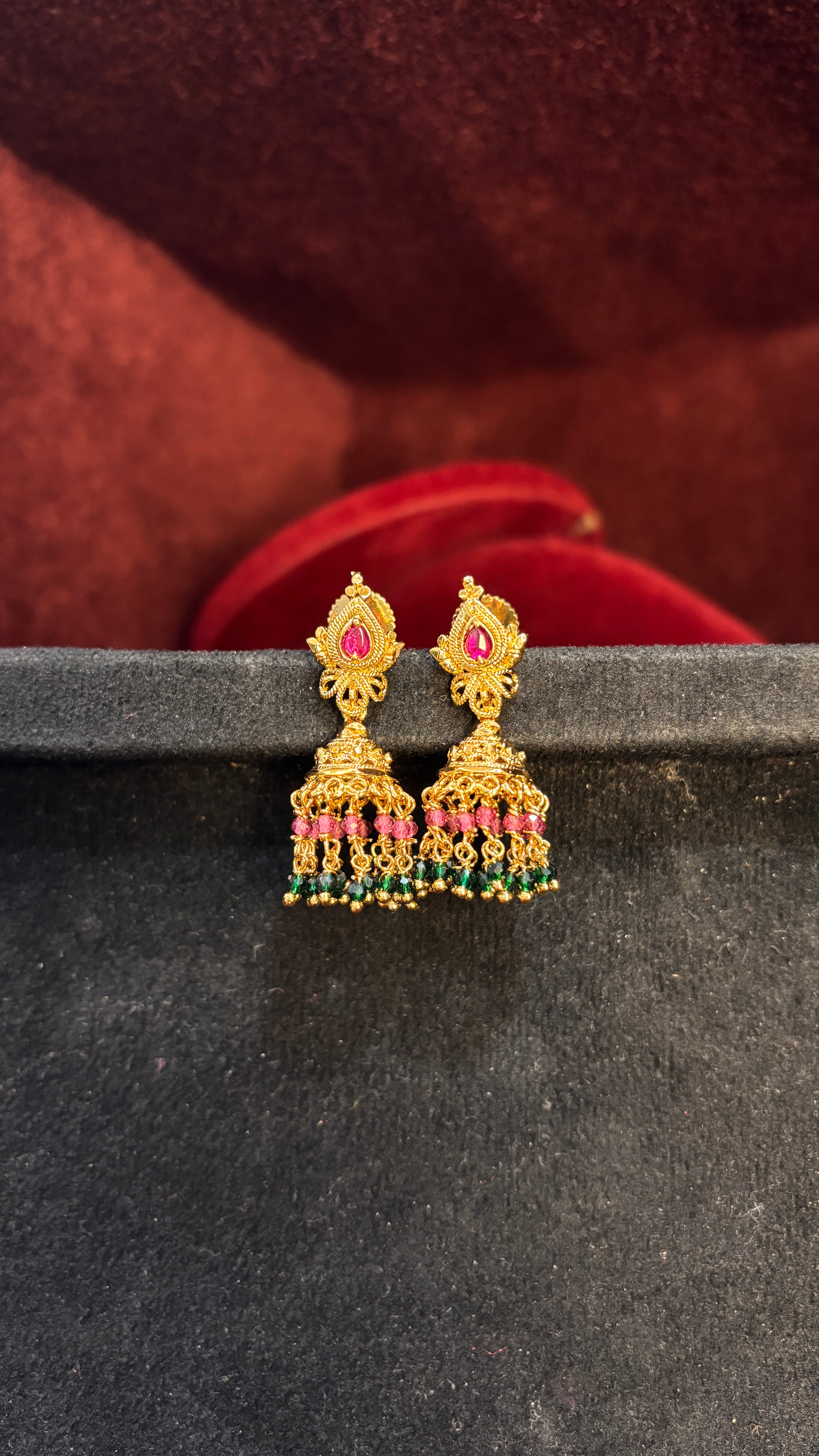 Multi Color Jhumka (Medium)