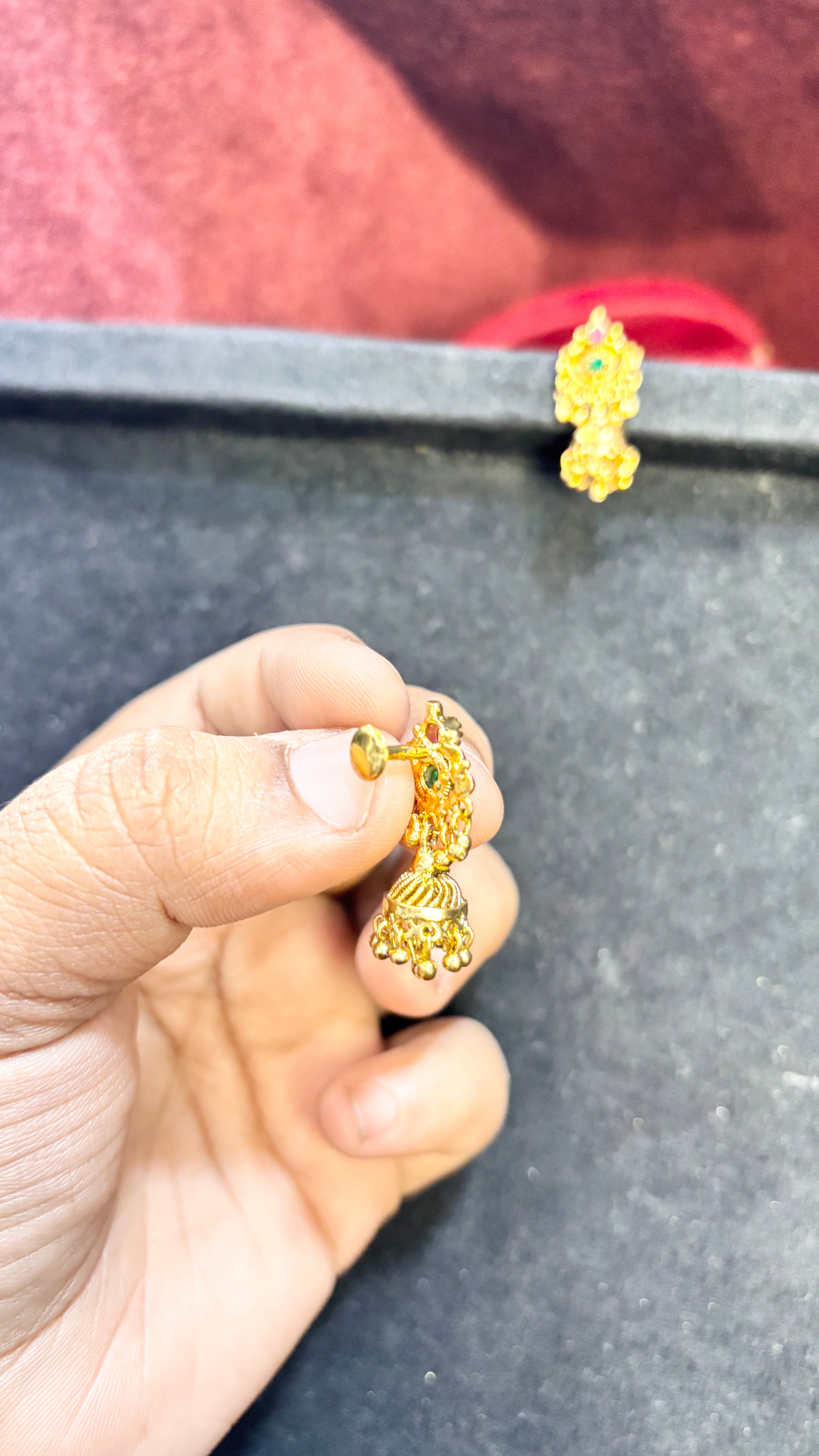 Multi Stud Jhumka (Small)