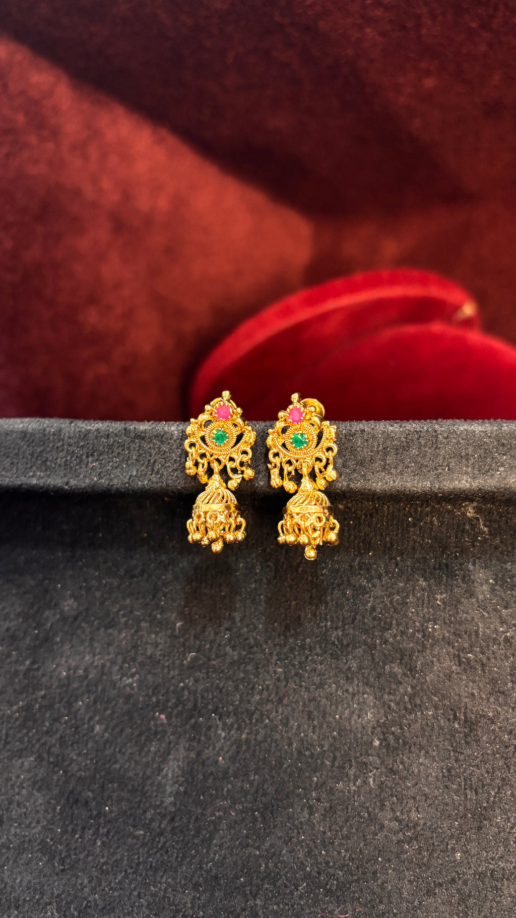 Multi Stud Jhumka (Small)