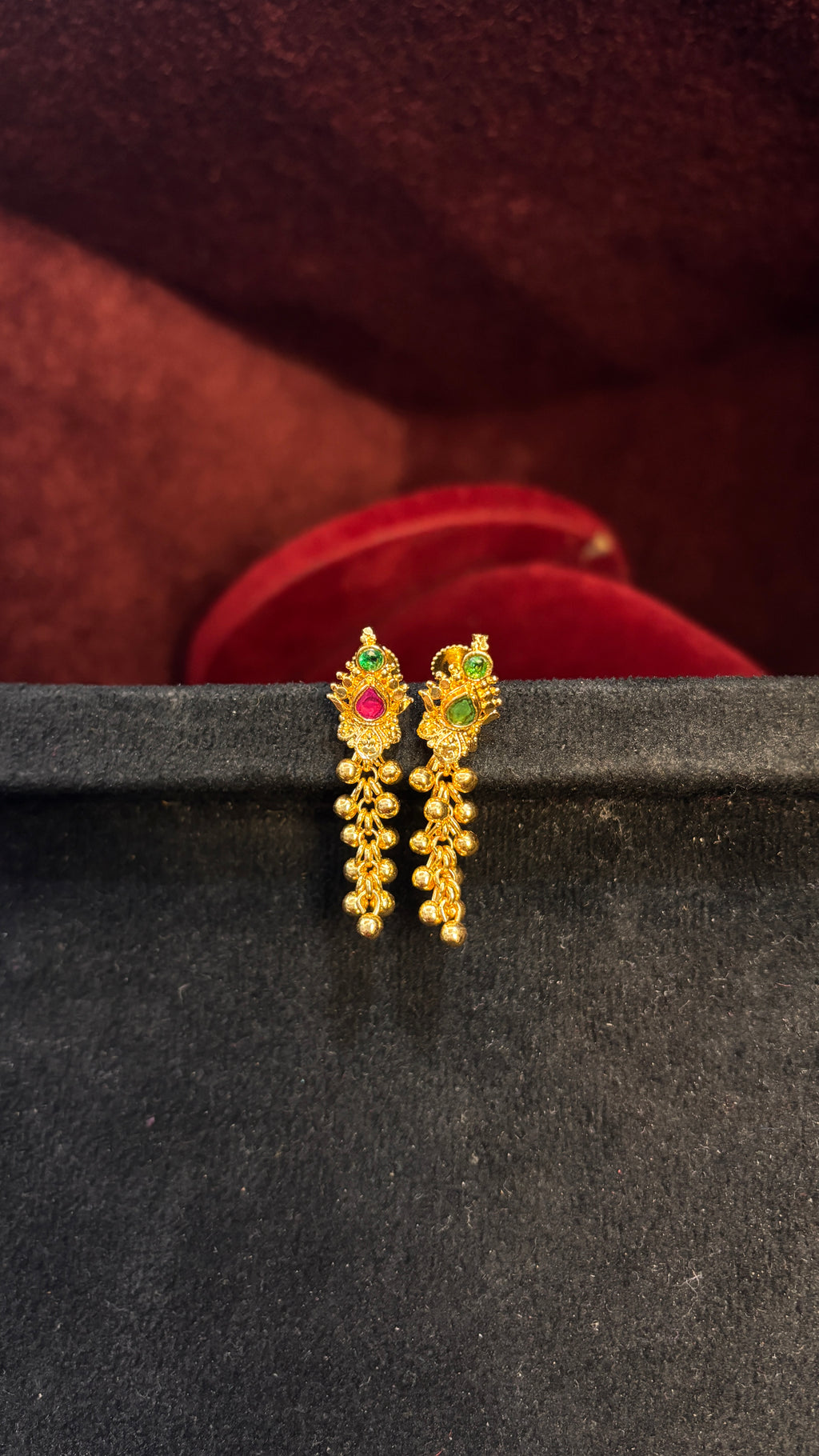 Pink Grape Micro Plated Earrings (Small)