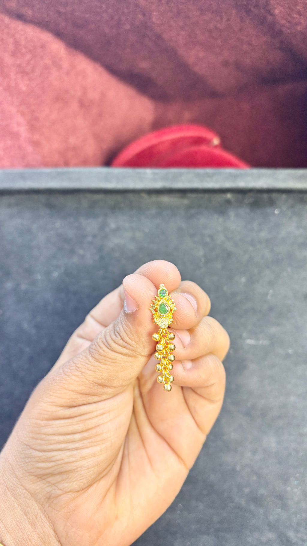 Green Grape Micro Plated Earrings (Small)