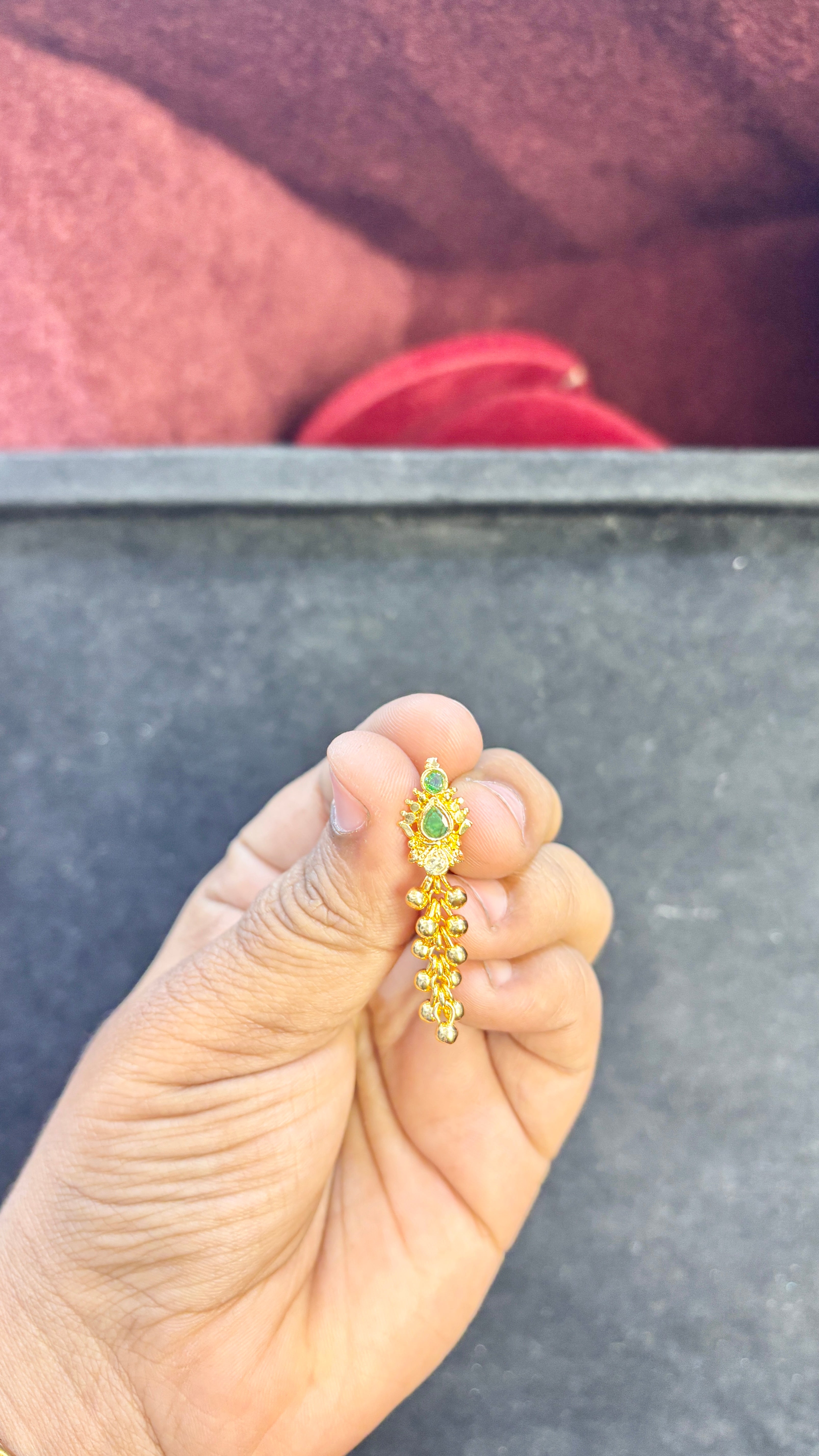 Green Grape Micro Plated Earrings (Small)