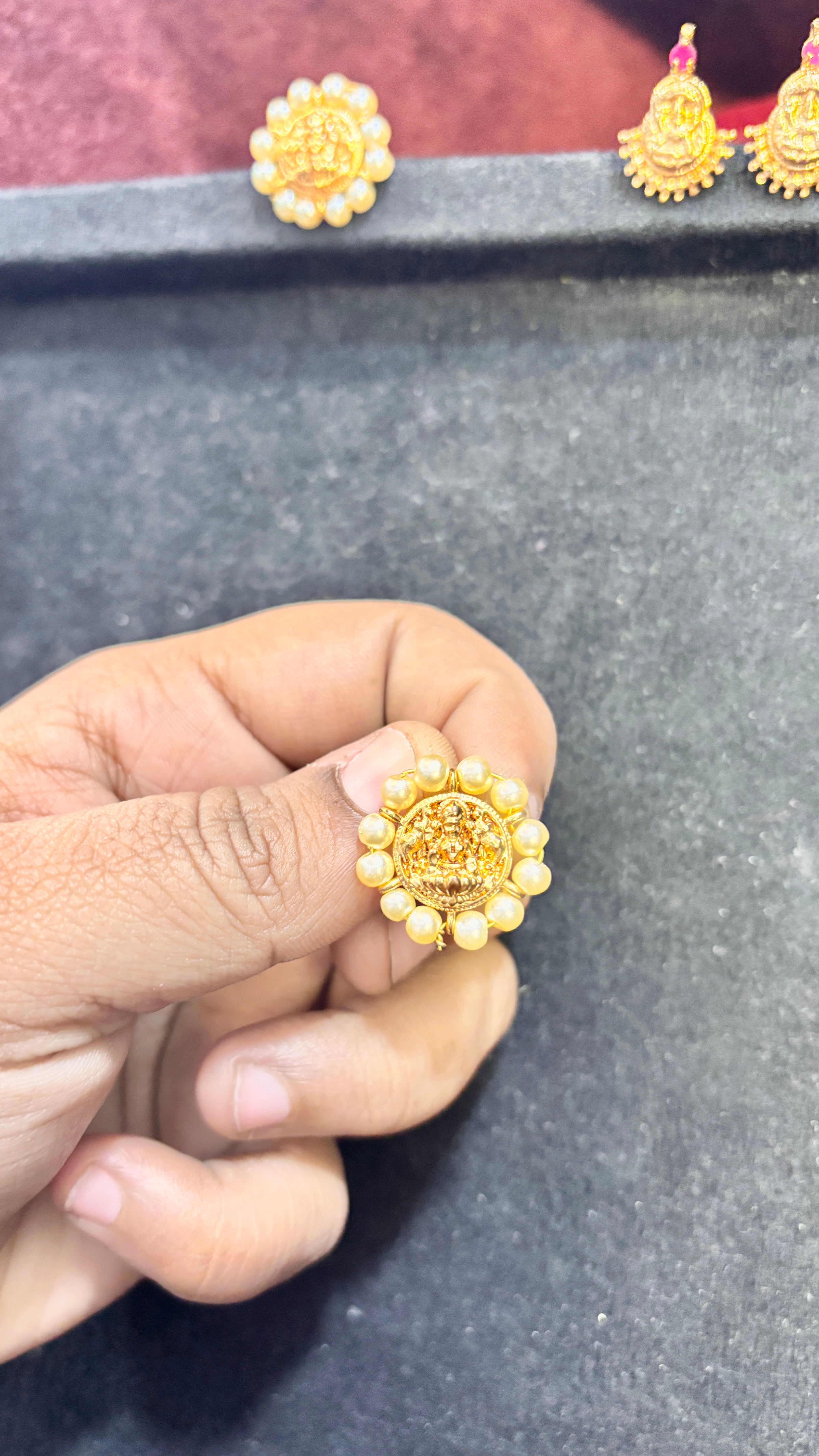 Laxmi Devi Pearl Studs