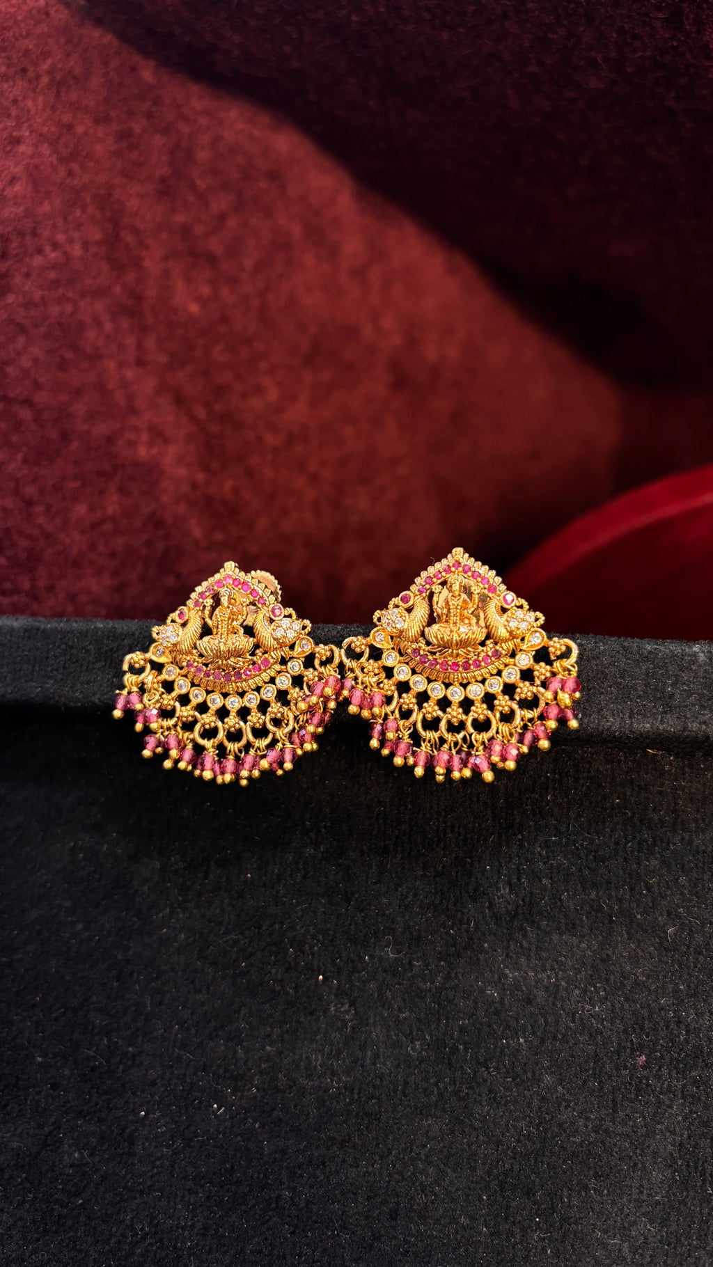 Pink Laxmi Devi Push Backs (Big)