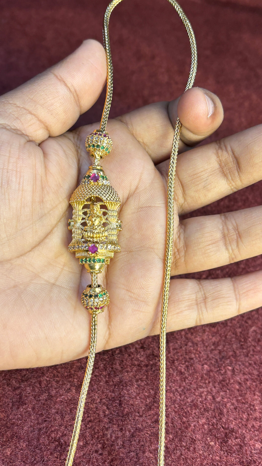 Mopu Thali Chain with laxmi Pendent