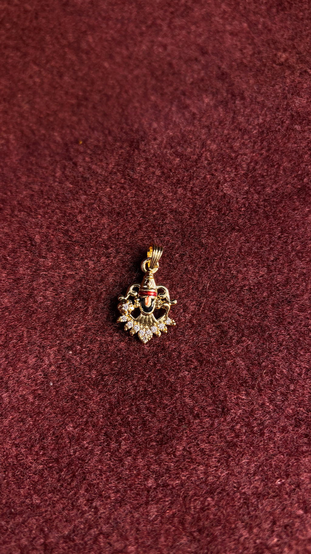 Balaji Pendant (Face with stones)