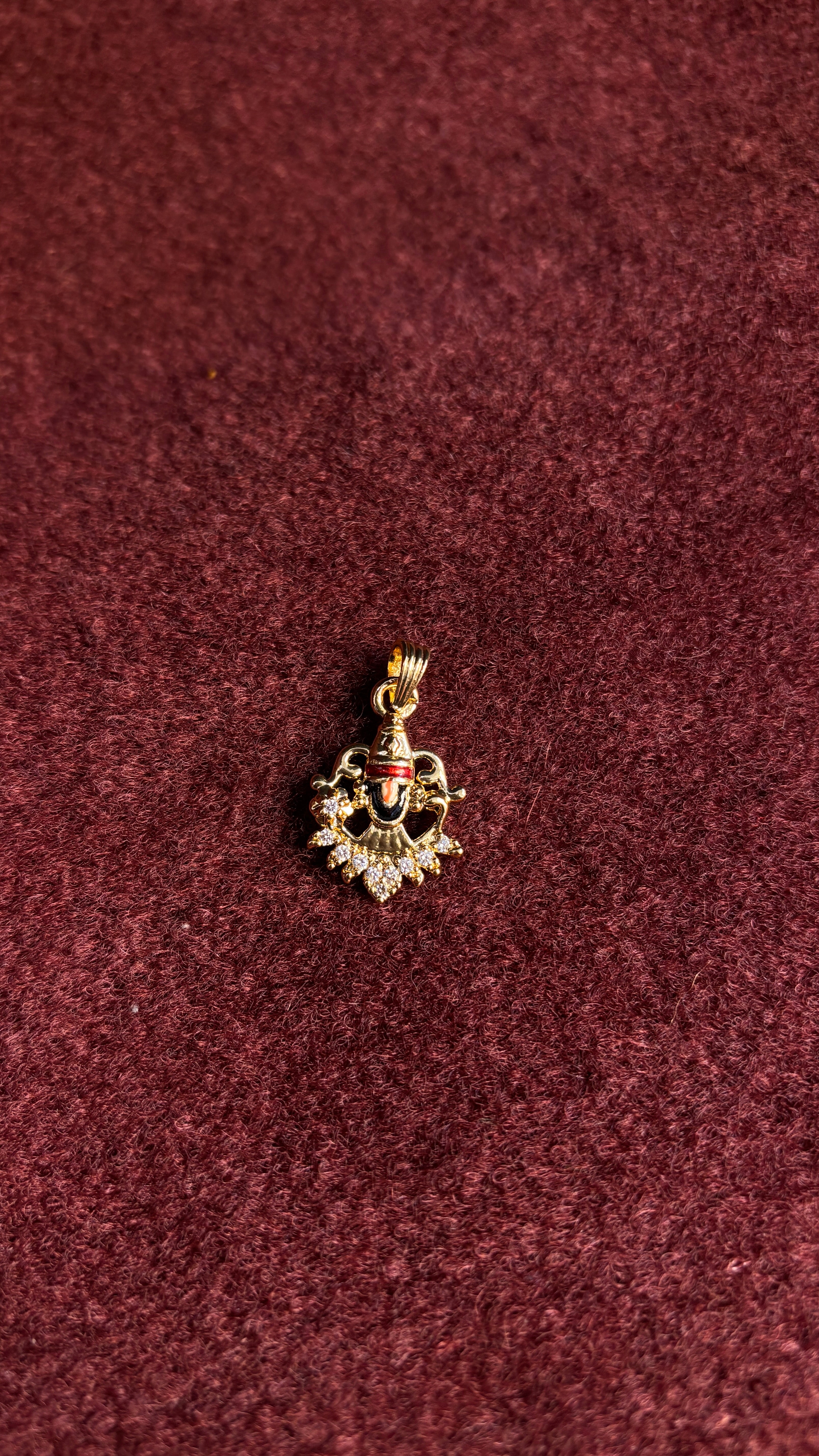 Balaji Pendant (Face with stones)