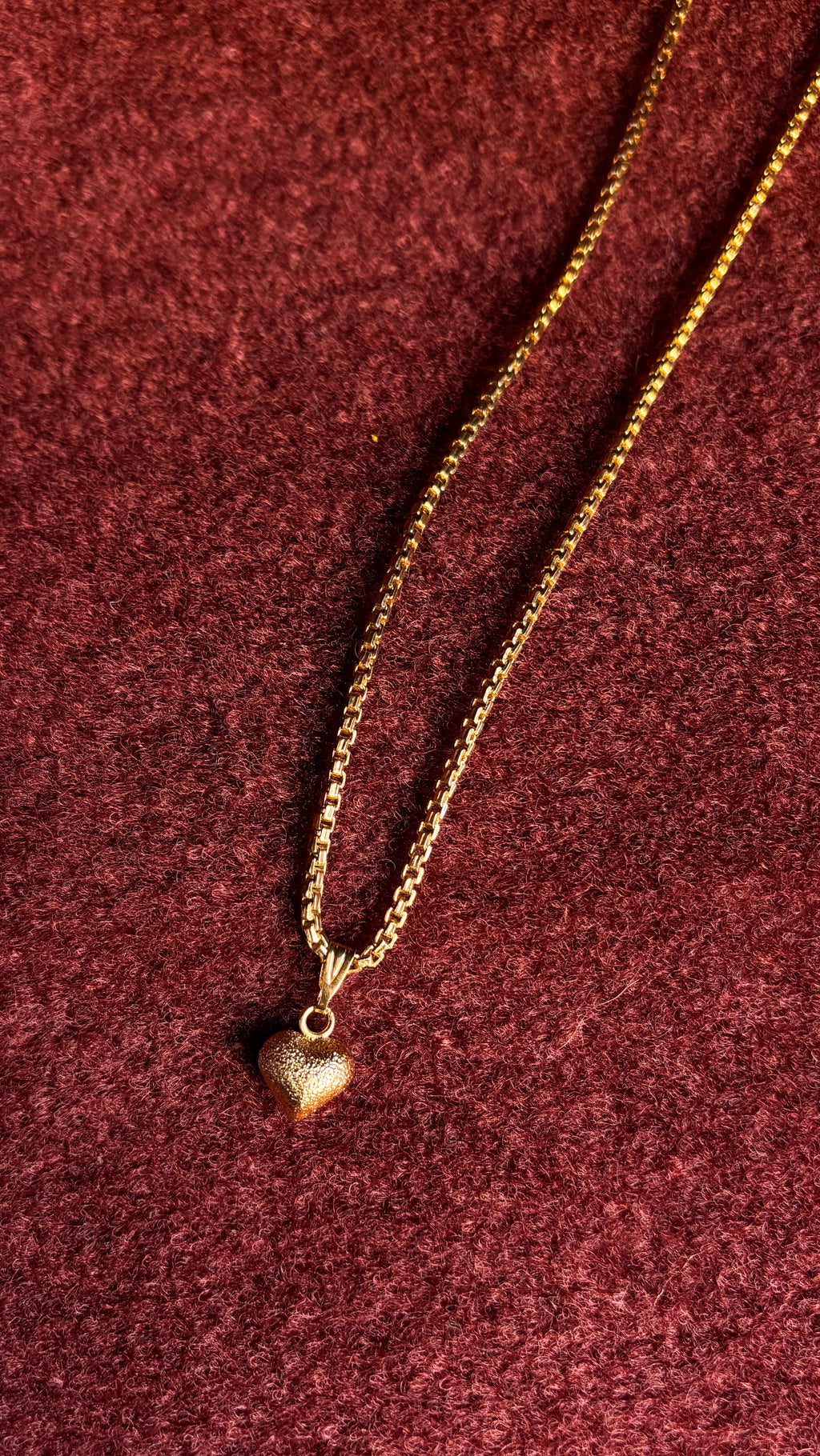 3D Heart Pendant (Matte)