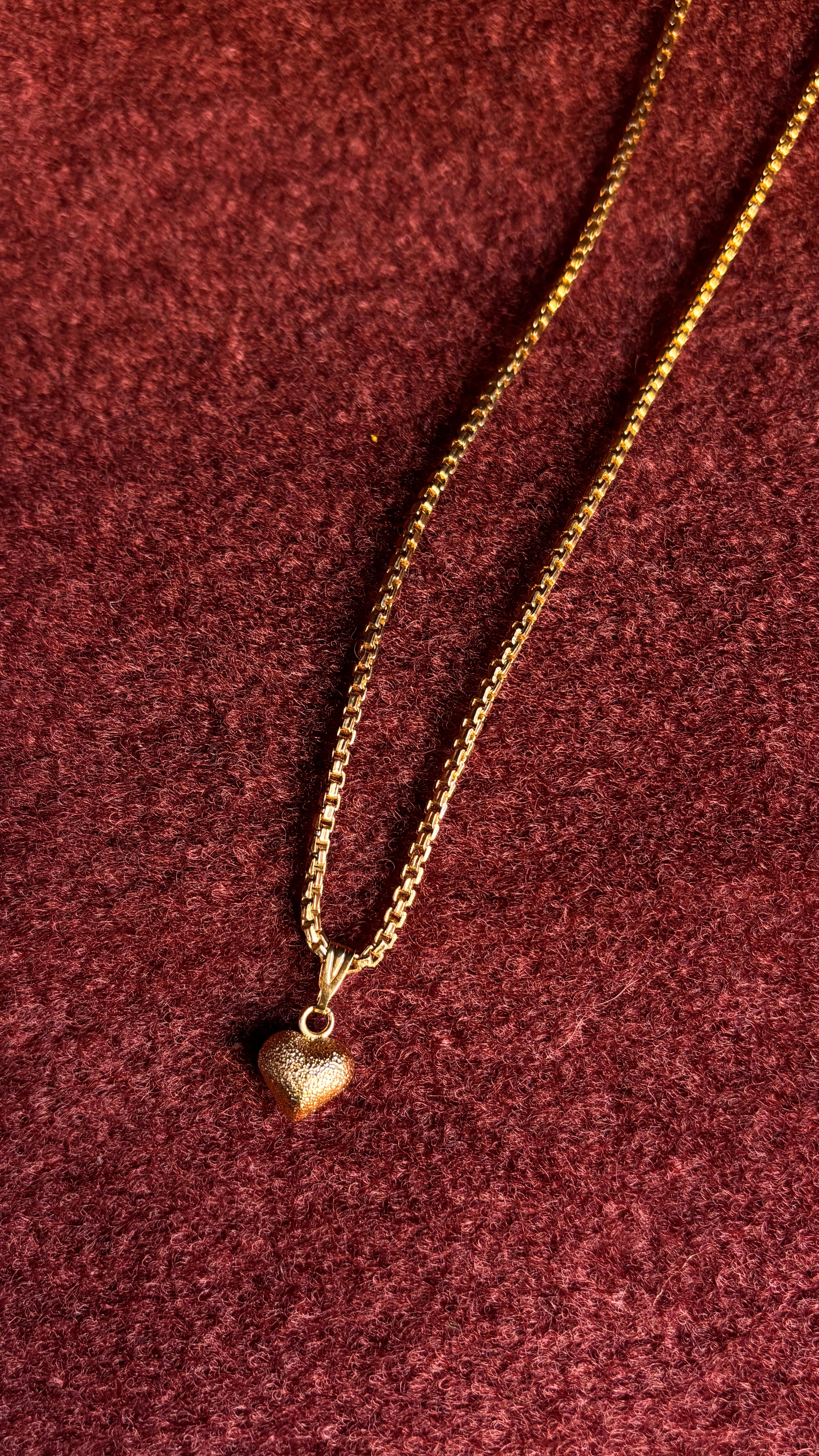 3D Heart Pendant (Matte)