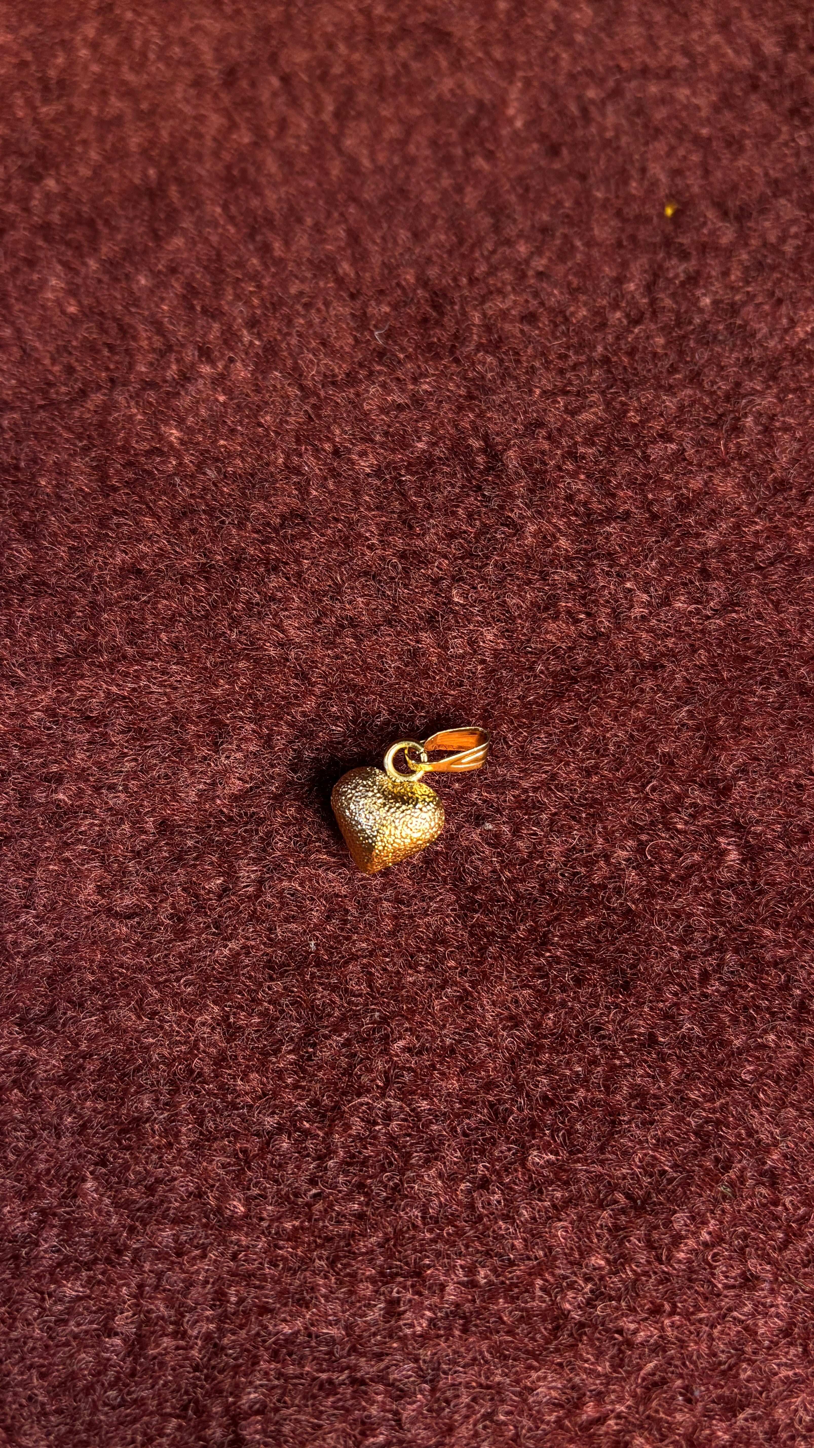 3D Heart Pendant (Matte)