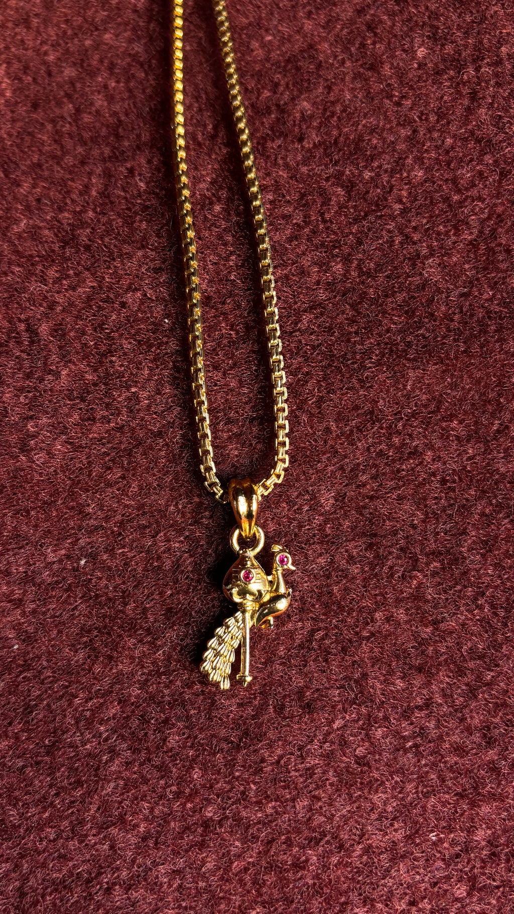 Subramanya Peacock Pendant