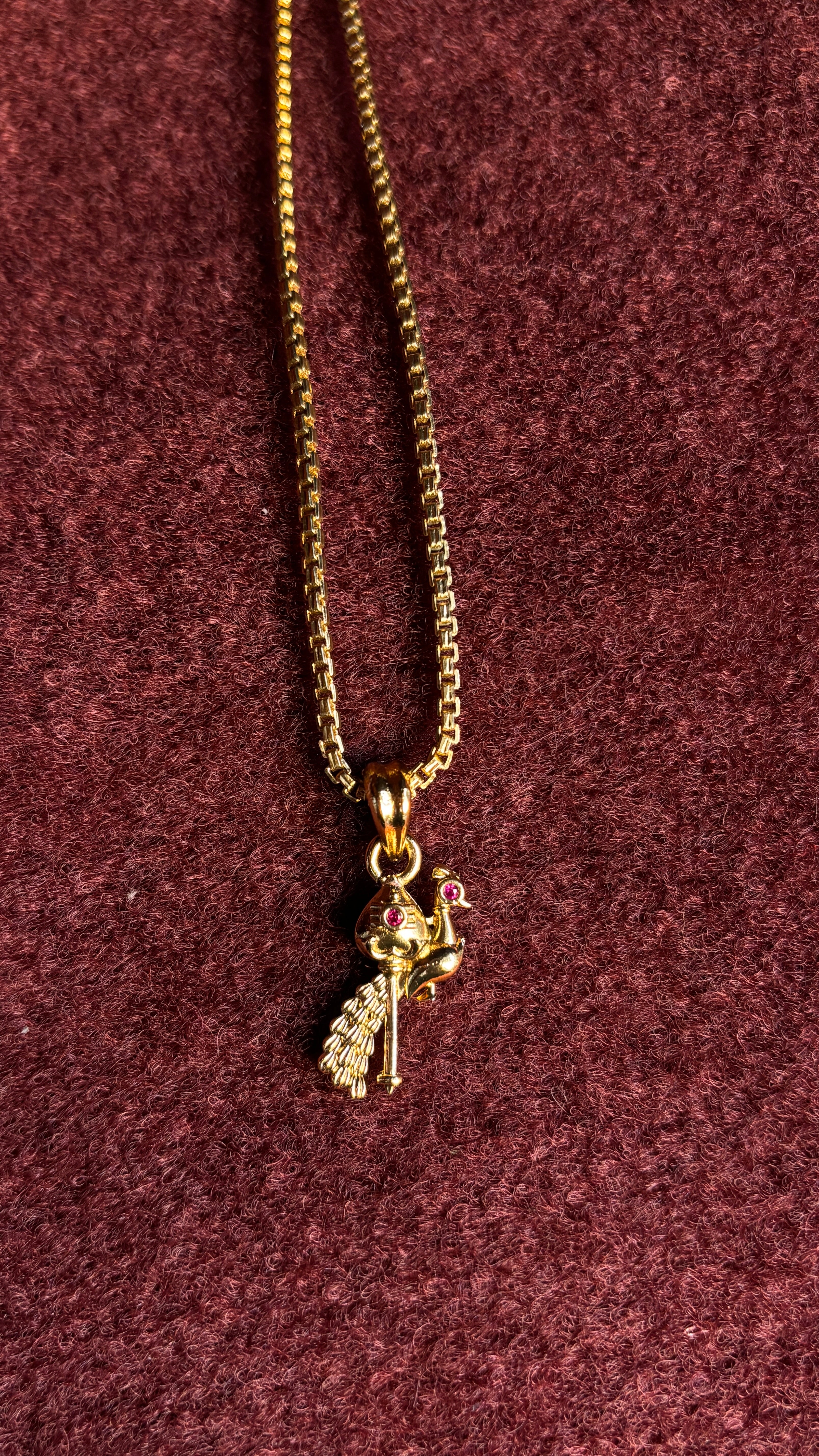 Subramanya Peacock Pendant