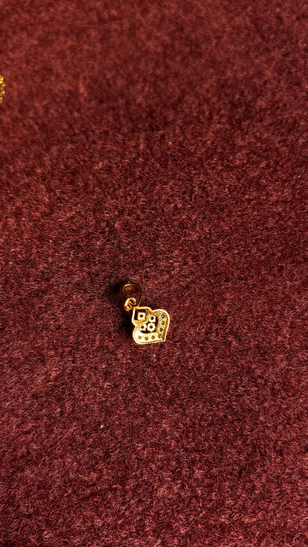 Heart Pendant with stones