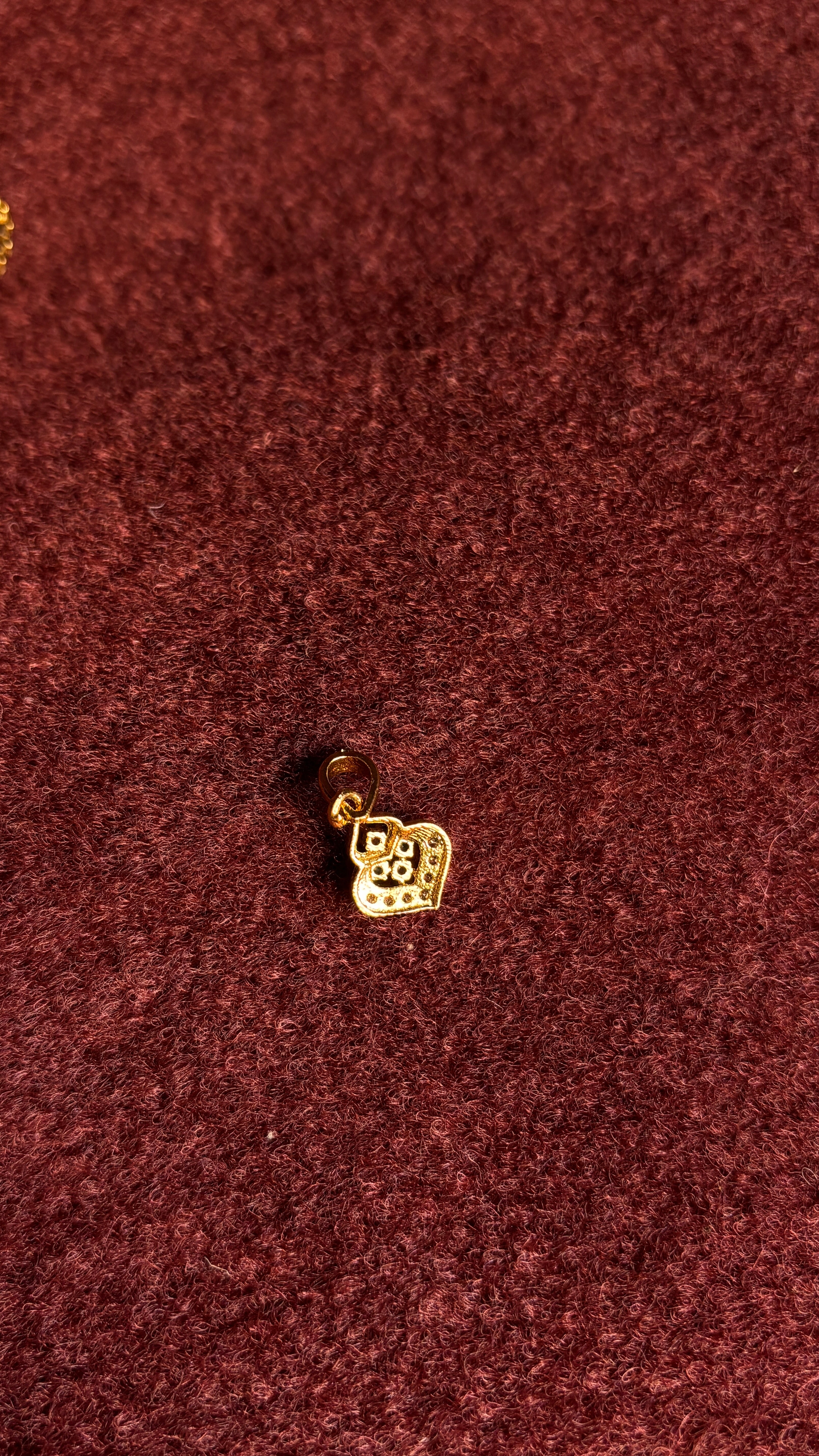 Heart Pendant with stones