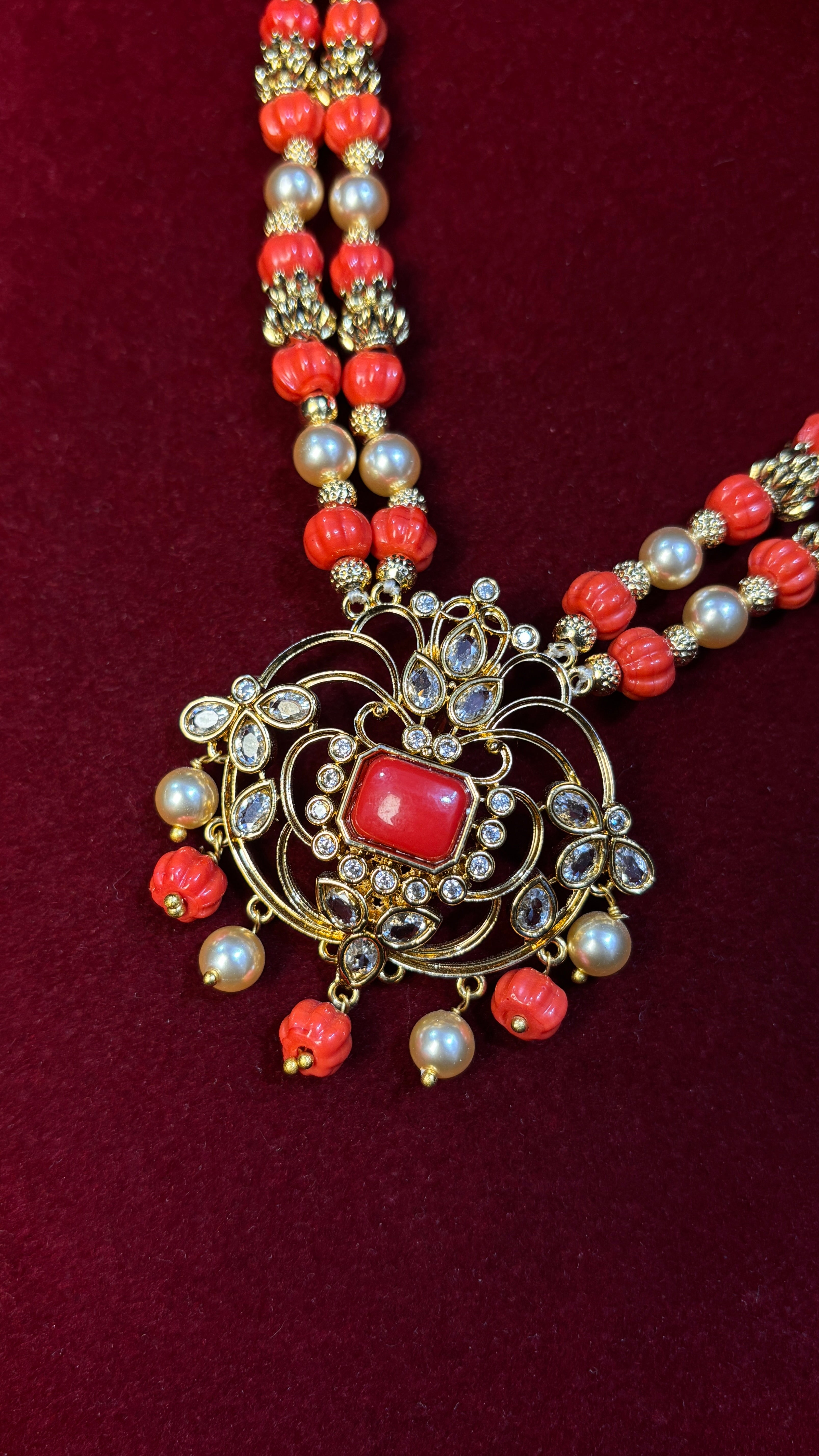 Coral Beads Haram SRJBH01