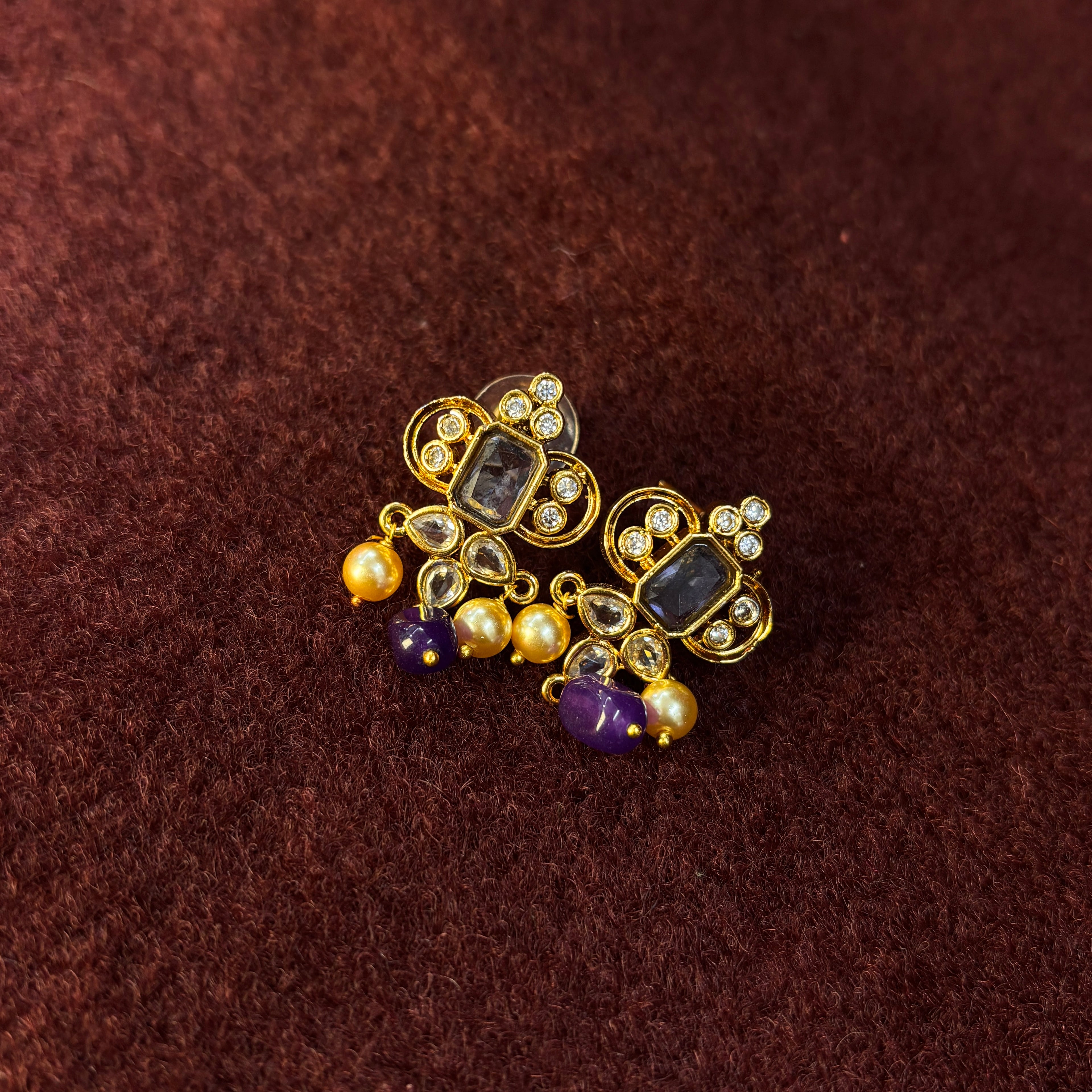 Brinjal Pearl Beads Haram SRJBH02