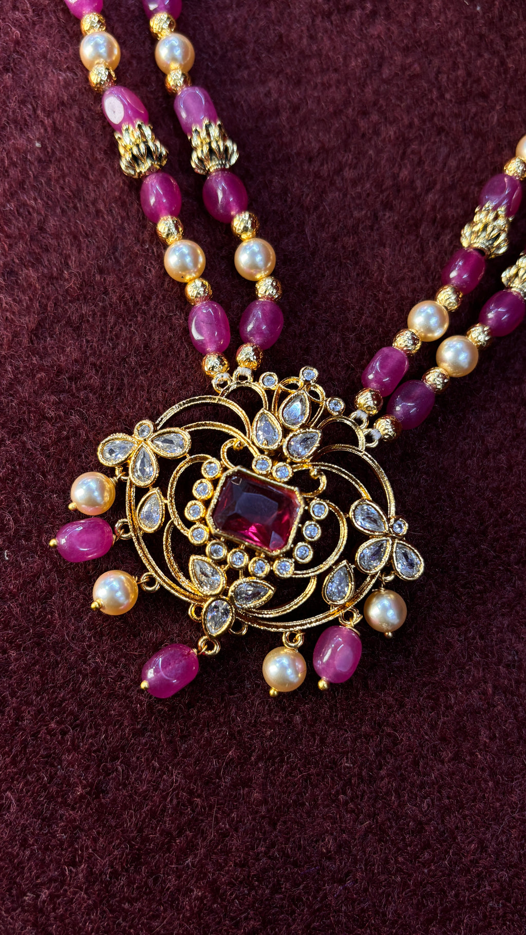 Pinkish Beads Haram SRJBH03