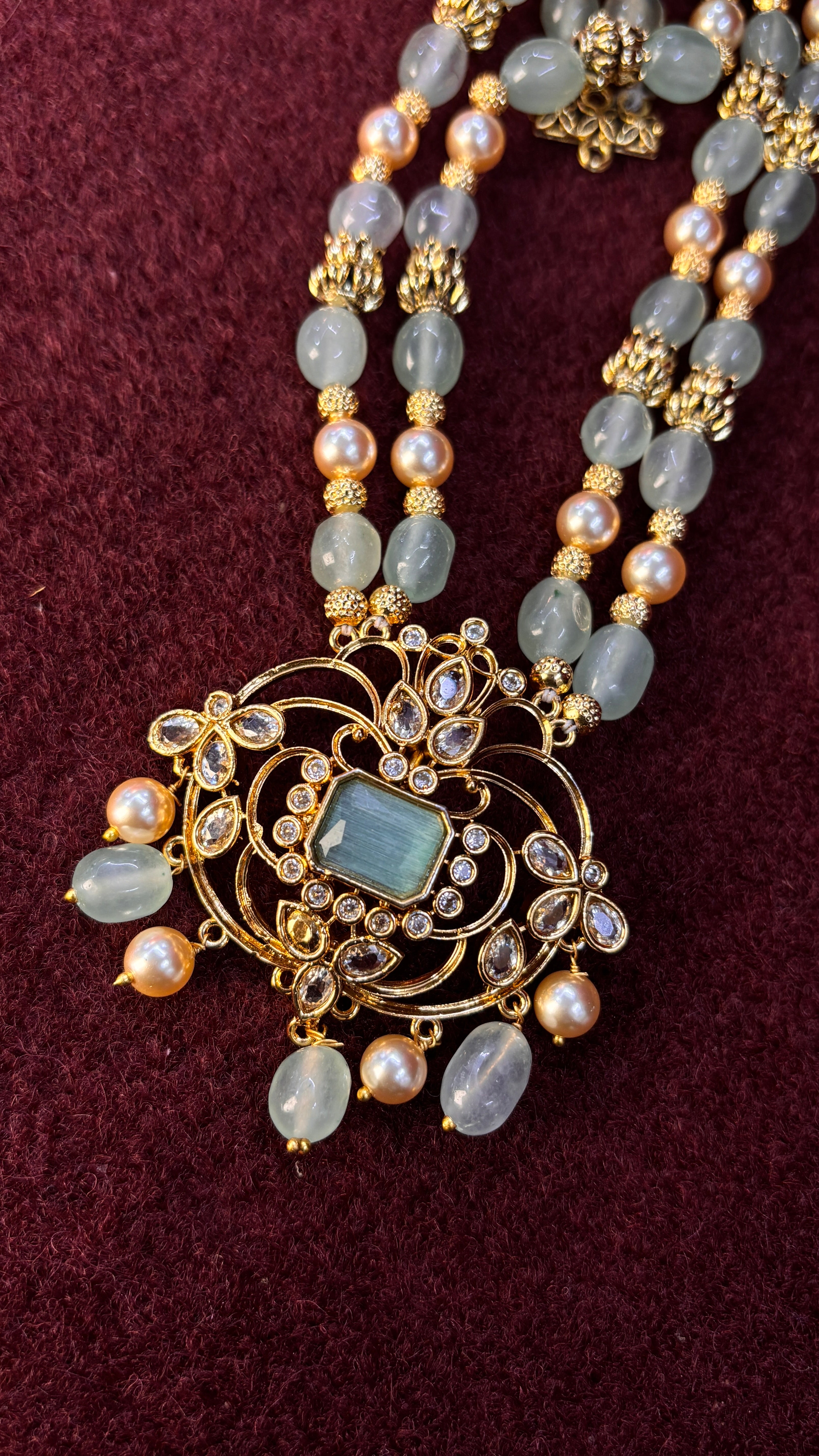 Light Pista Beads Haram SRJBH04