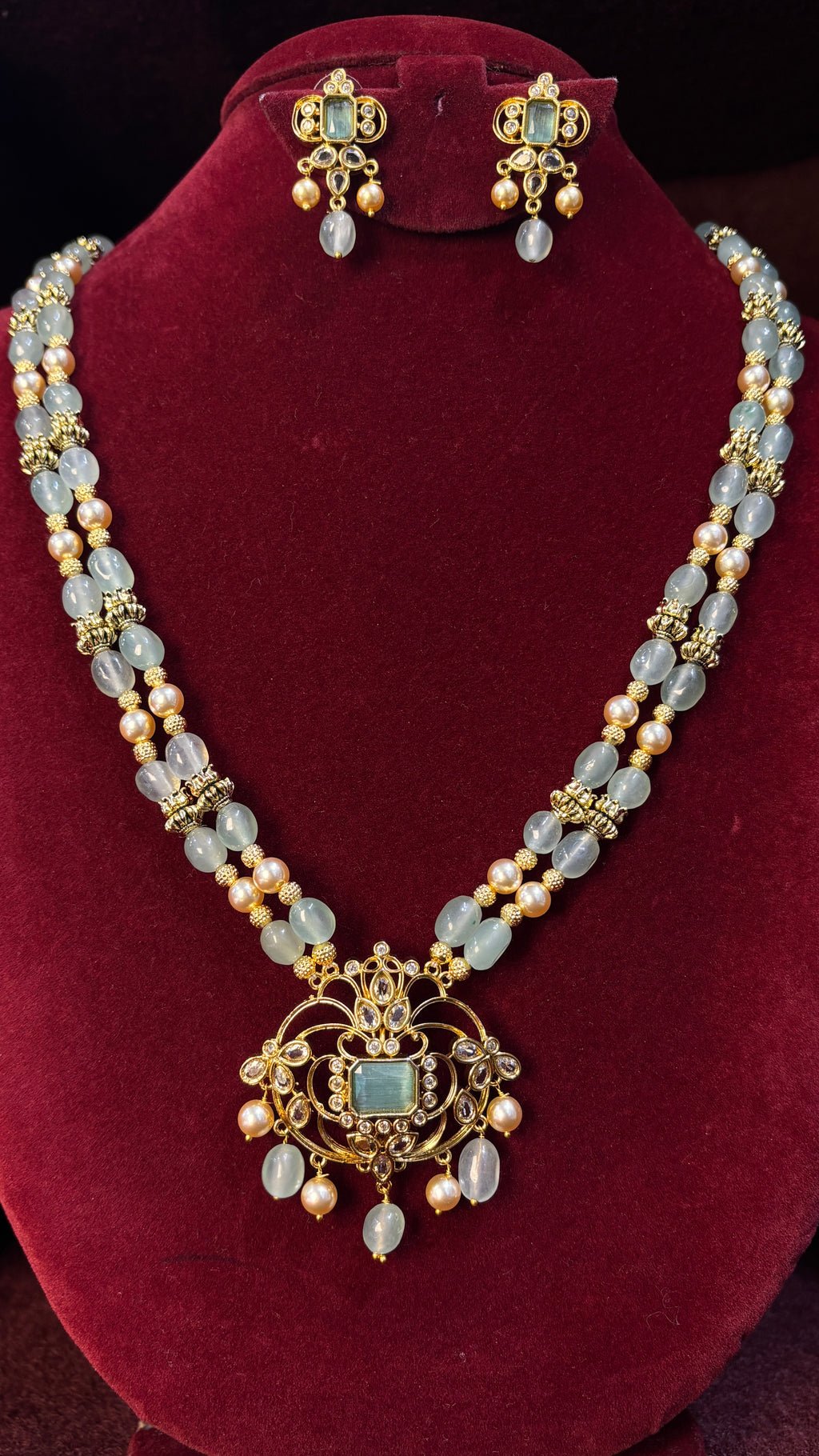 Light Pista Beads Haram SRJBH04