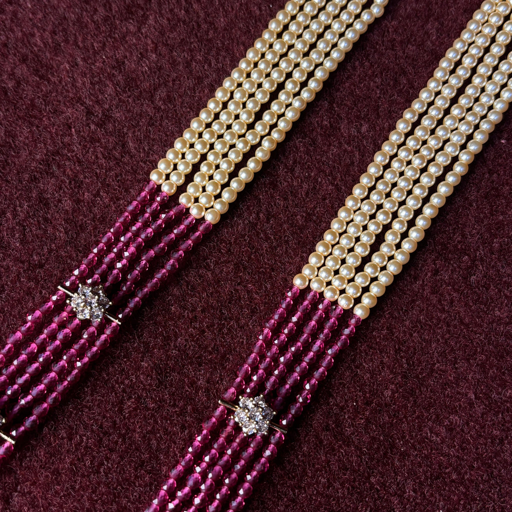 Swarovski Pink CZ Beads Haram SRJBH05