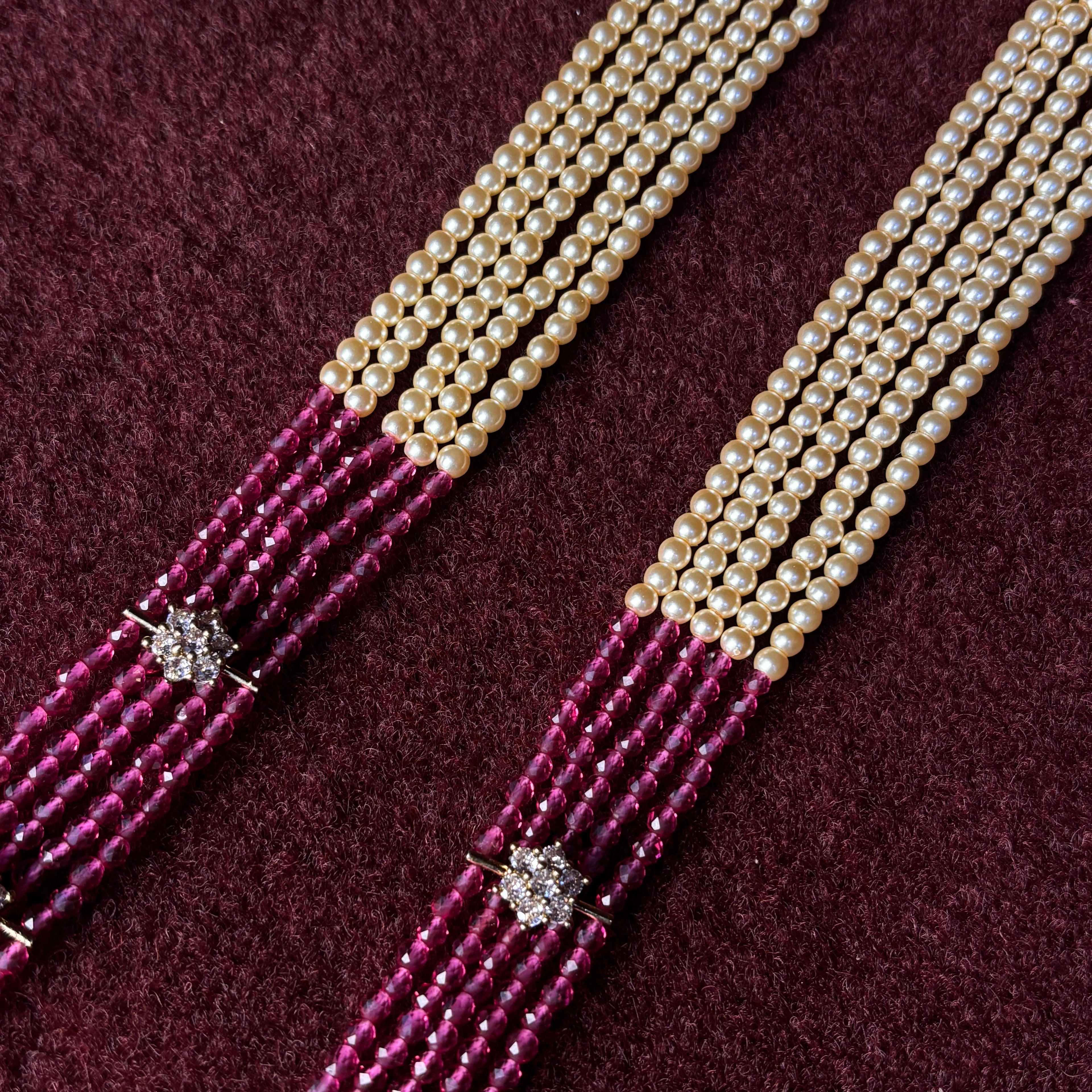 Swarovski Pink CZ Beads Haram SRJBH05