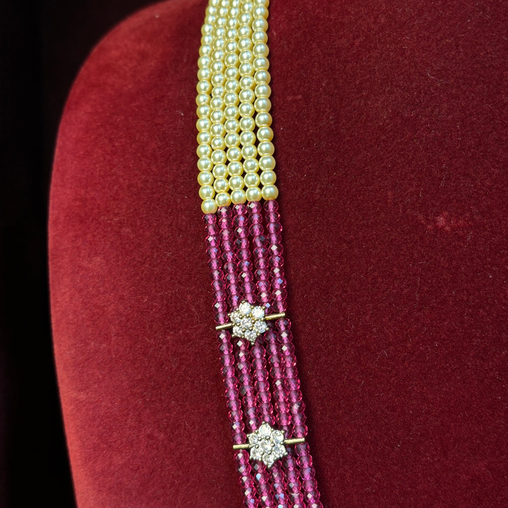 Swarovski Pink CZ Beads Haram SRJBH05