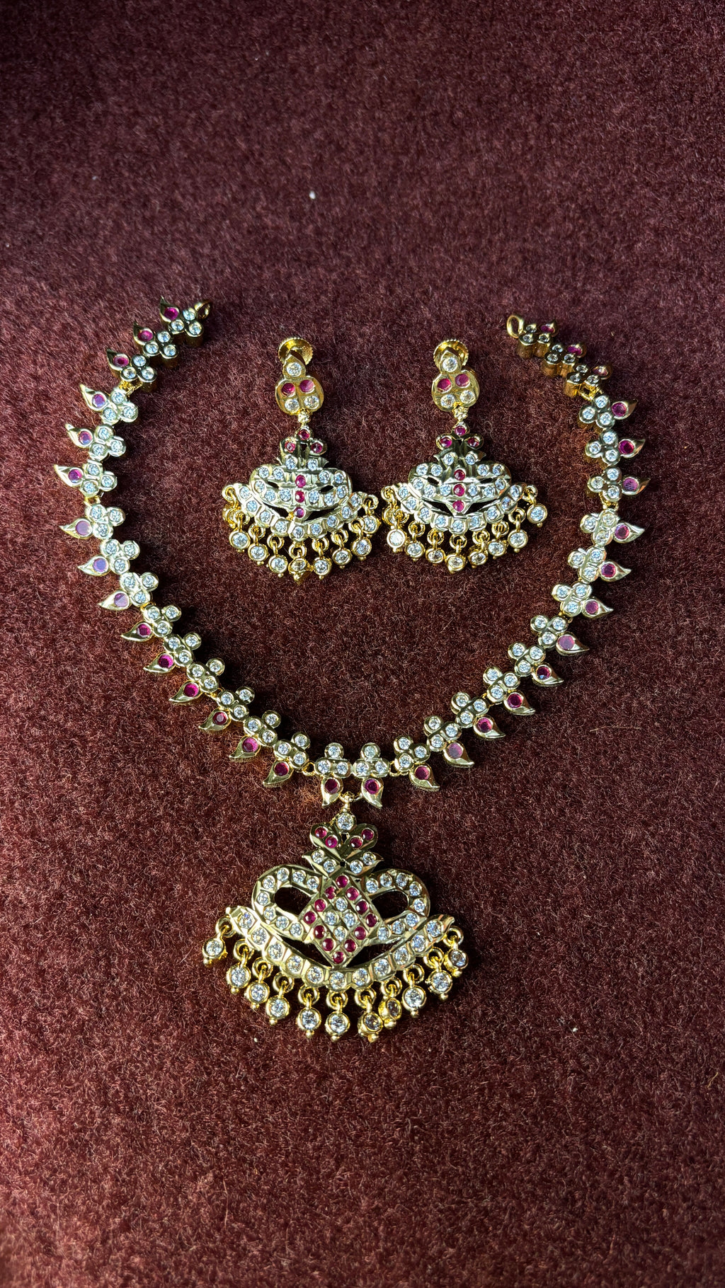 Pink Stone Necklace SRJK03