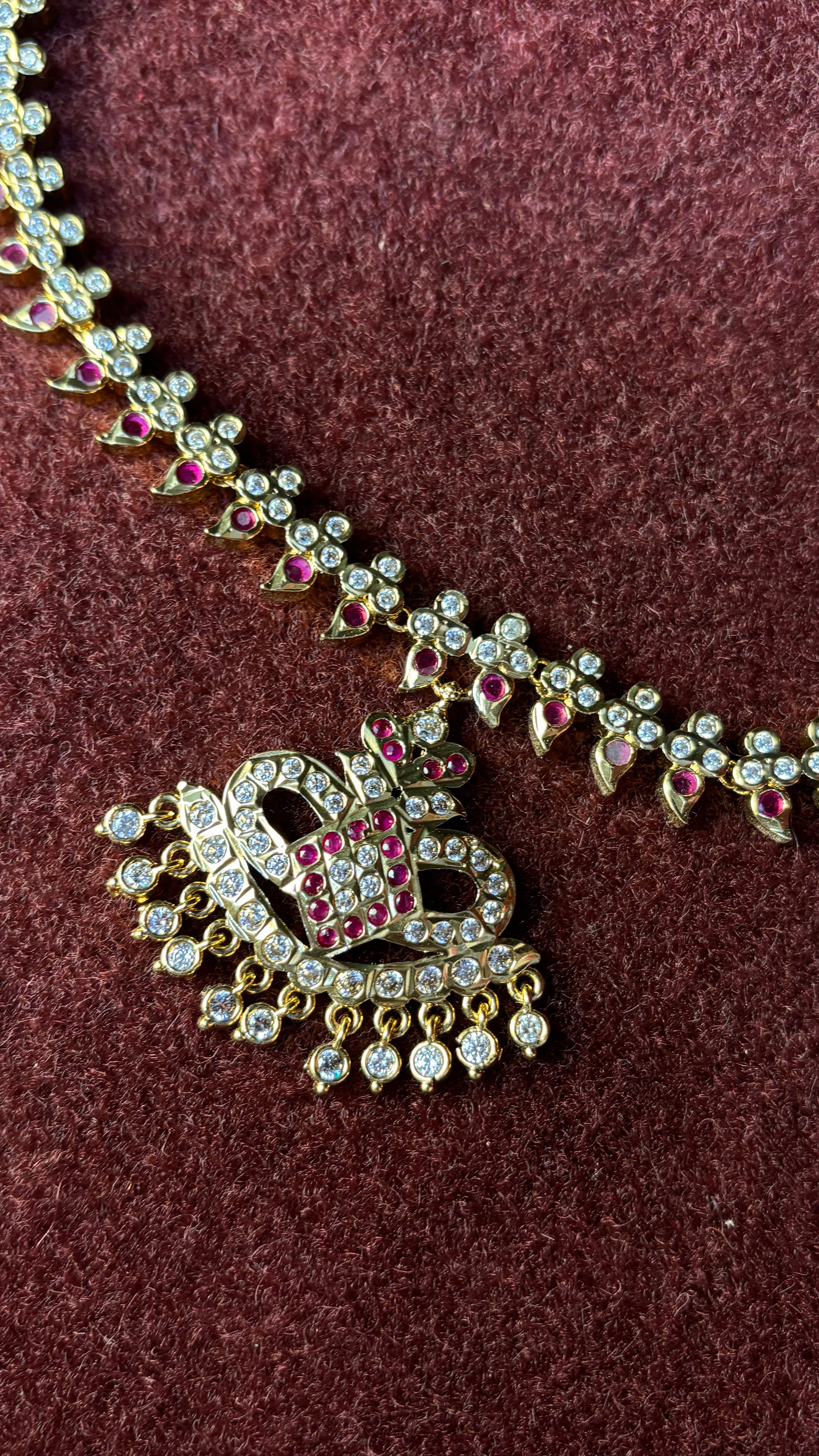 Pink Stone Necklace SRJK03