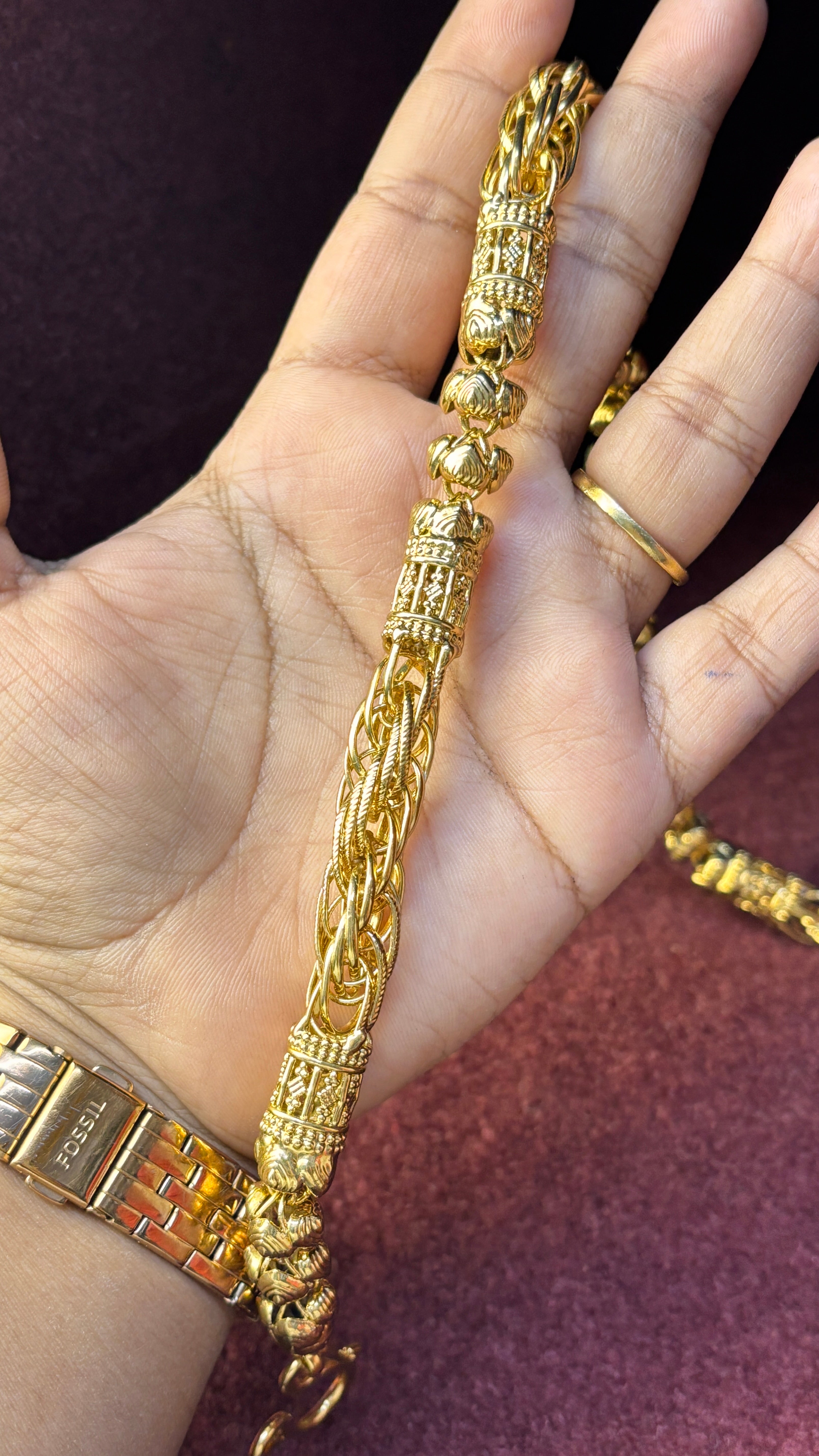 Men Spiral Sadhar Chain SRJSC13 (24 inch)