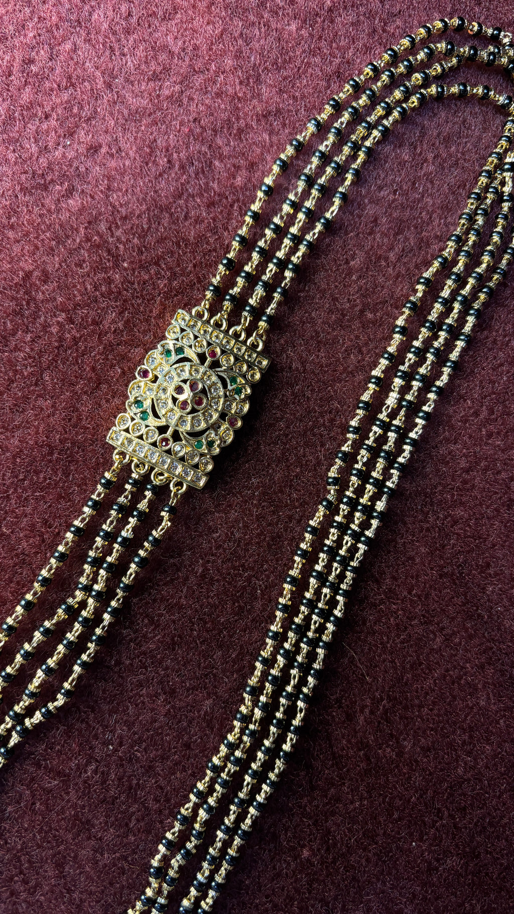 Black Beads Chandraharam SRJCH02