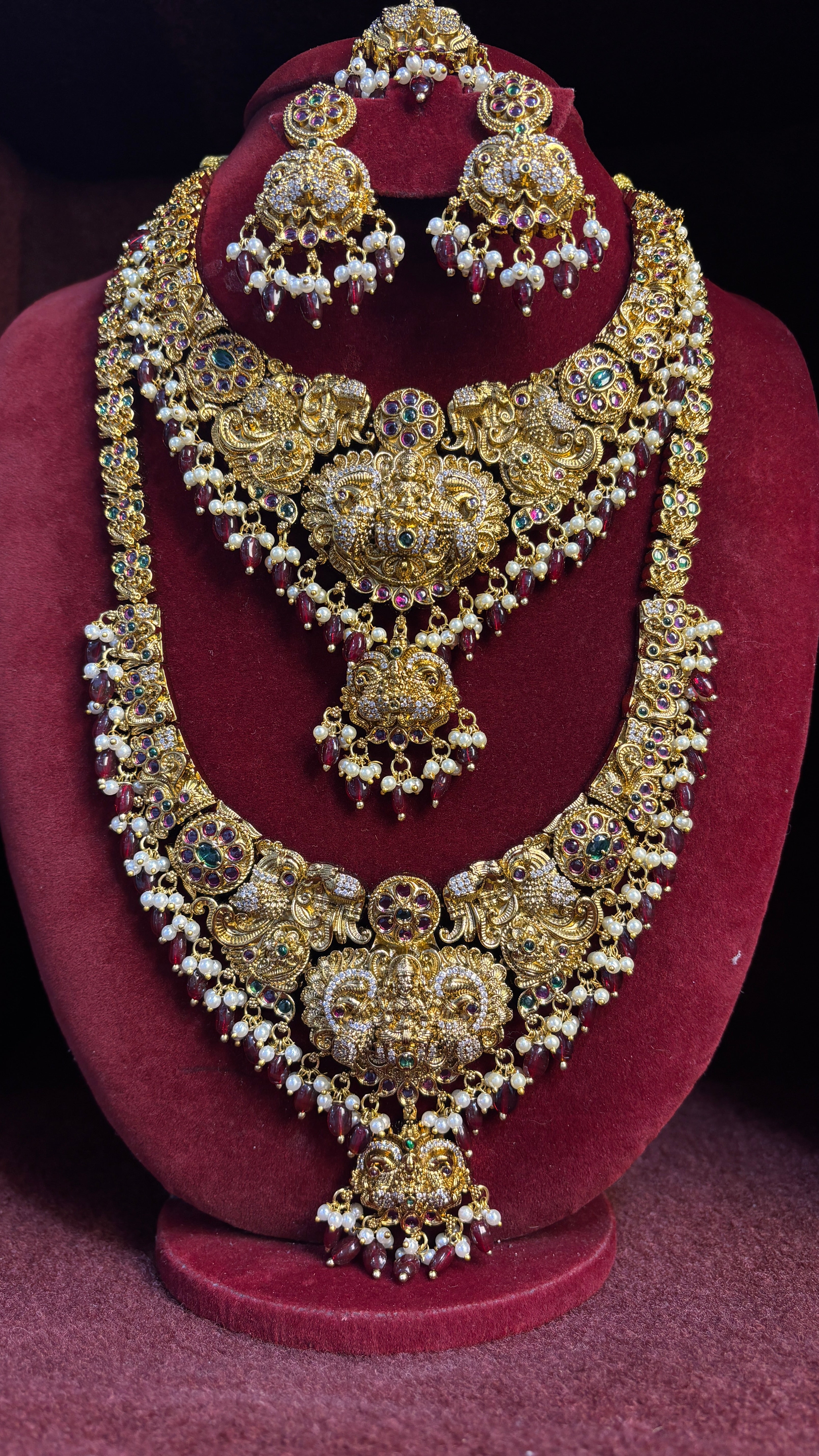 Maroon Bridal Combo SRJBridal01