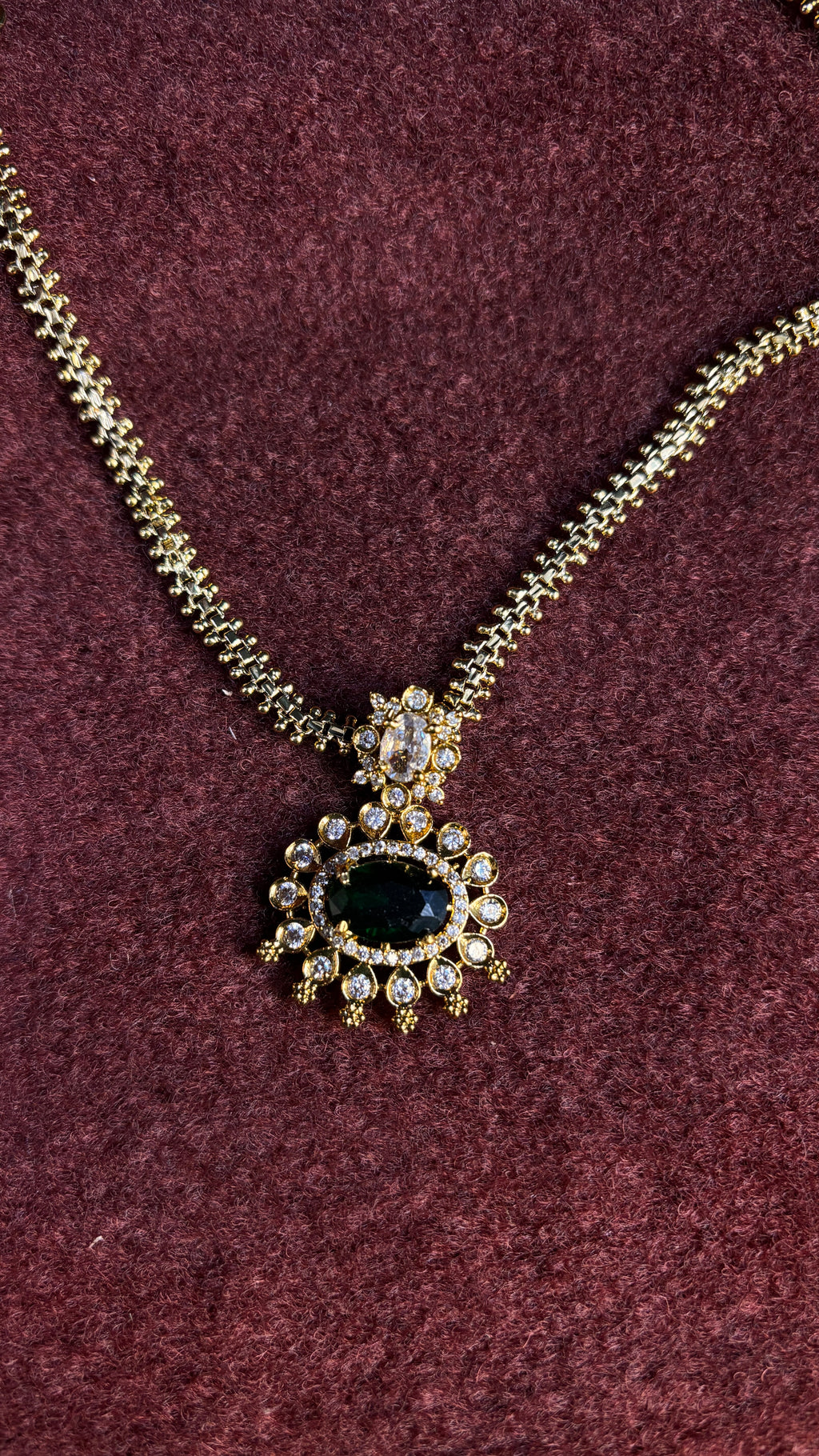 Green Stone Naan Patti SRJNP06