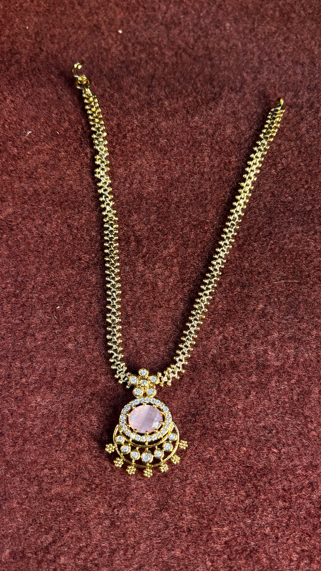 Pink Stone Naan Patti SRJNP08