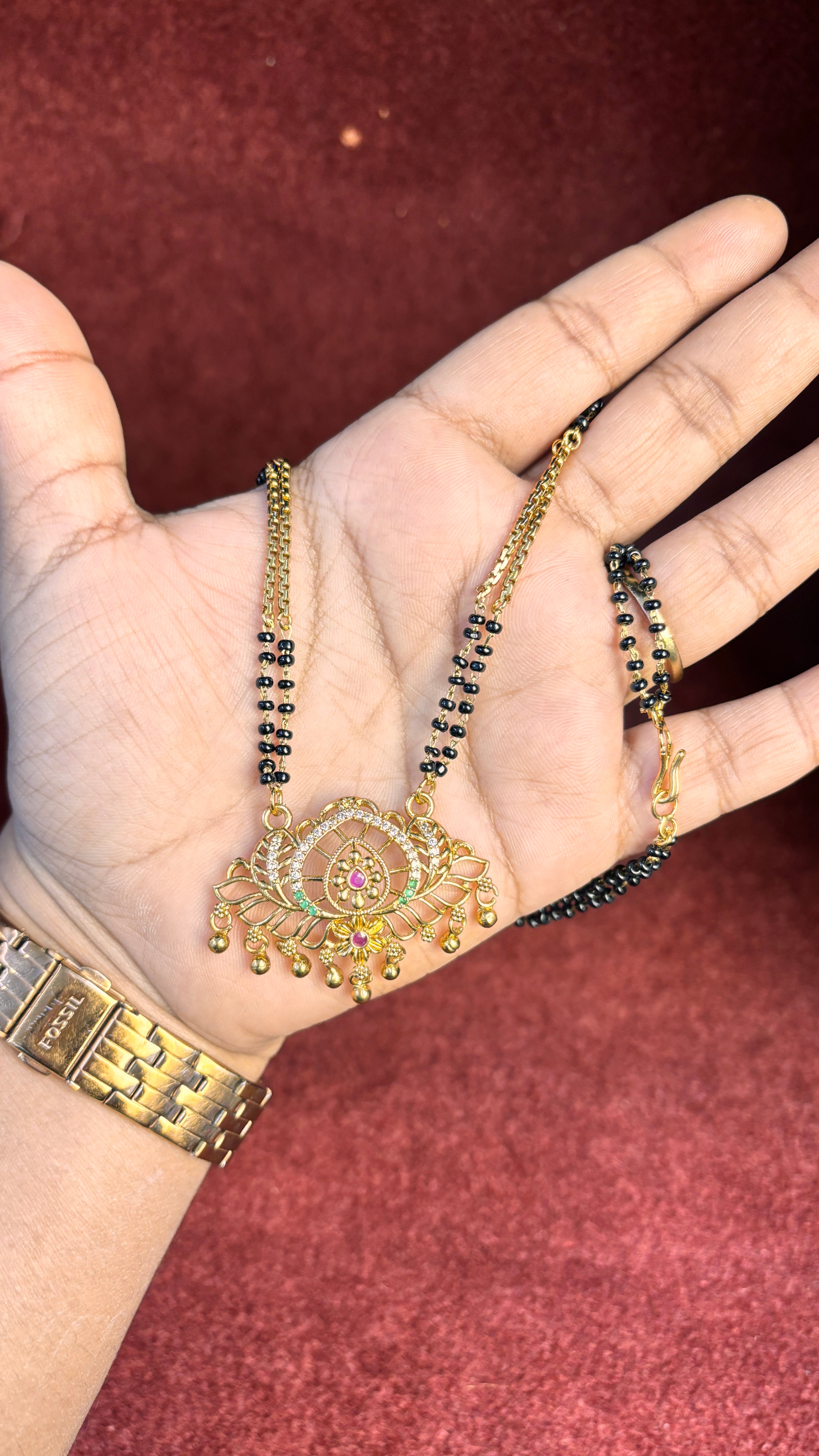 Lotus Black Beads 2 SRJBB06