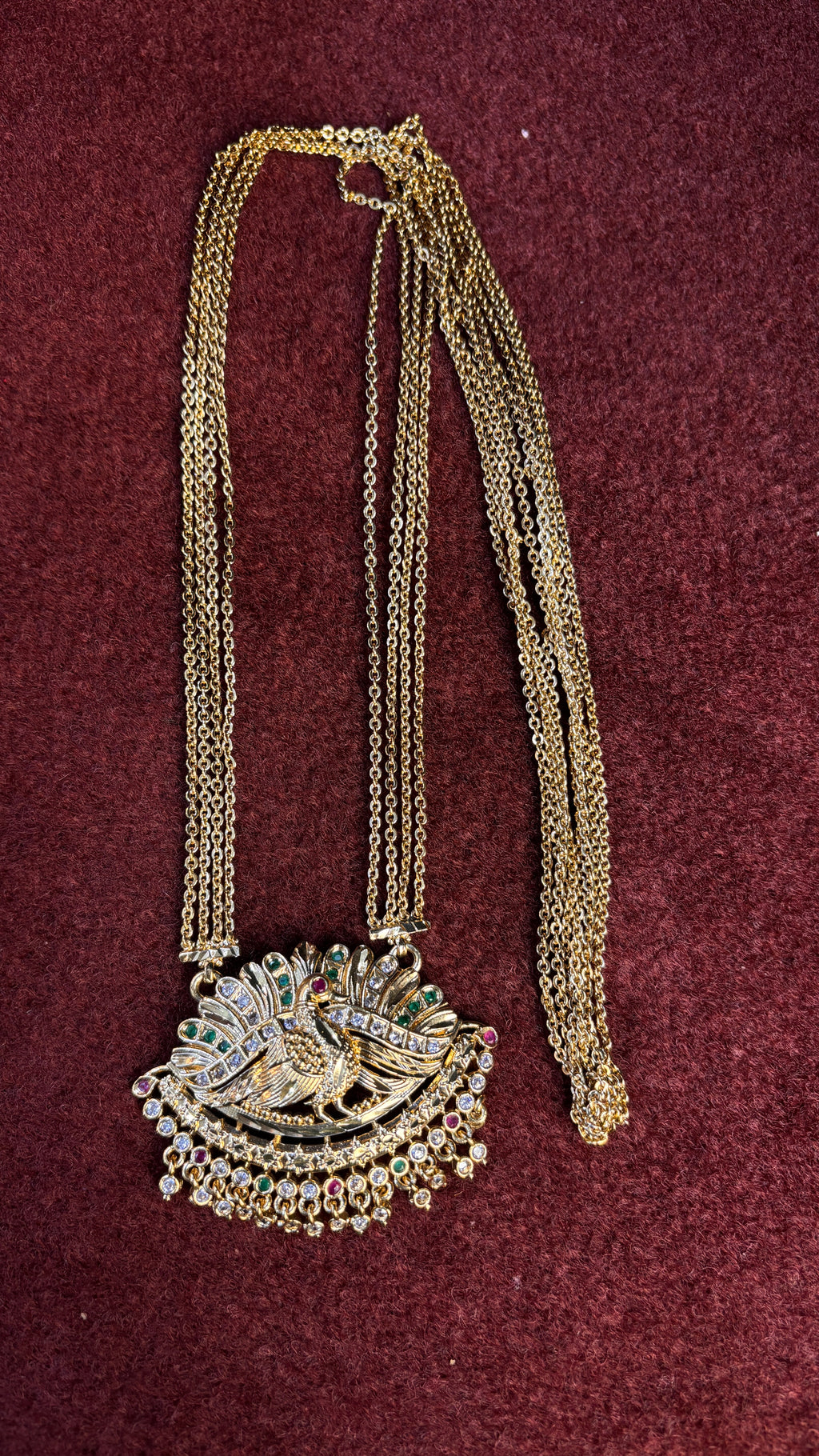 Peacock 4 Line Chandraharam SRJCH03