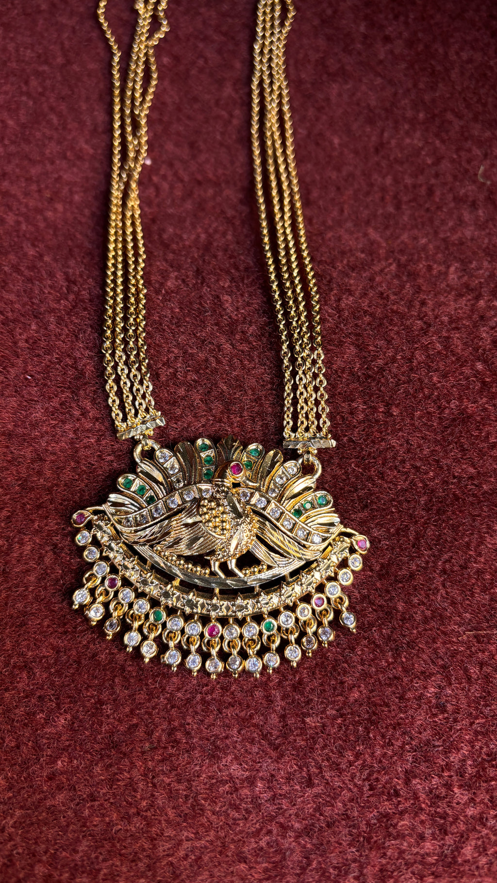 Peacock 4 Line Chandraharam SRJCH03