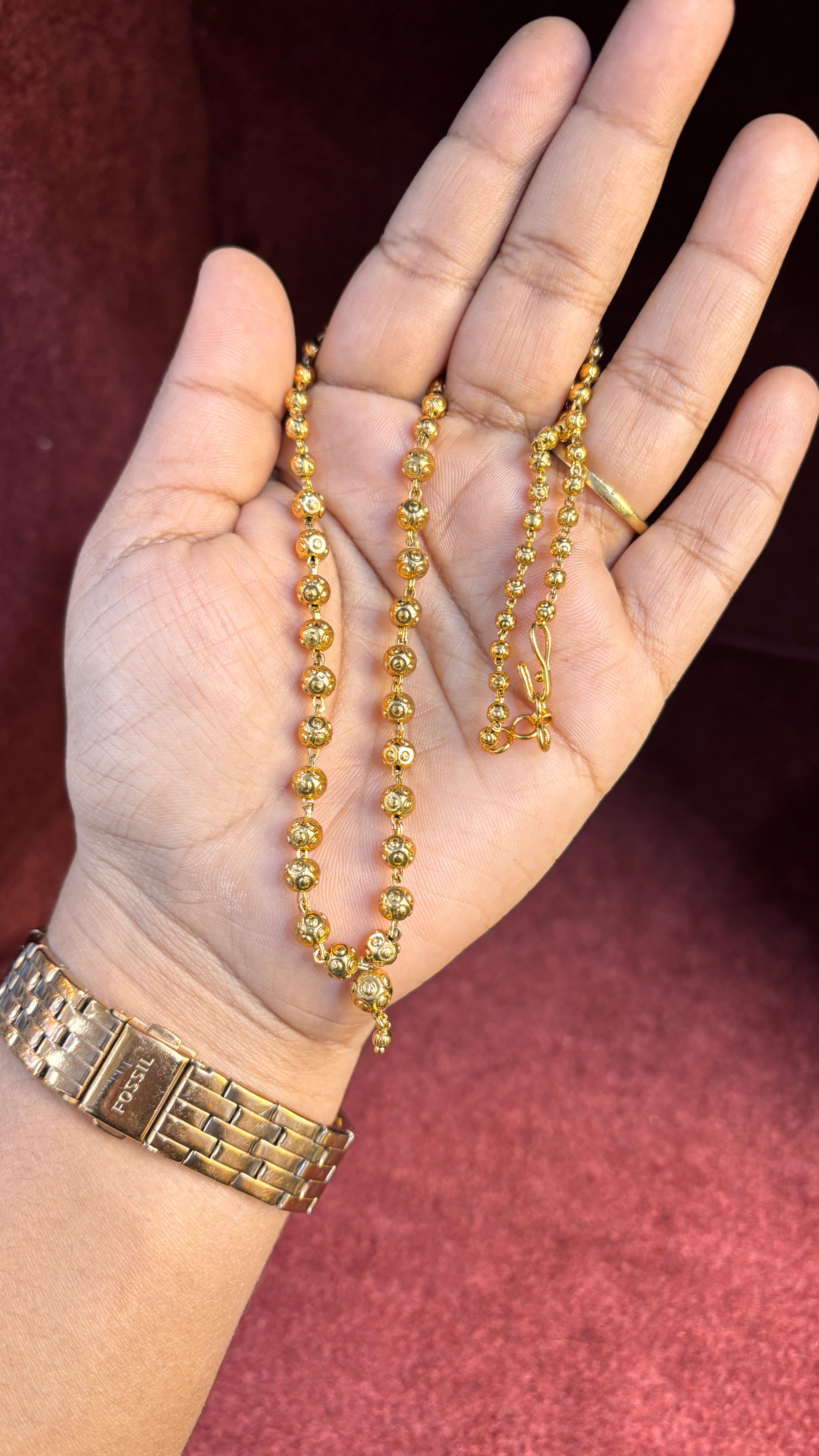 Gold Ball Chain SRJBC01